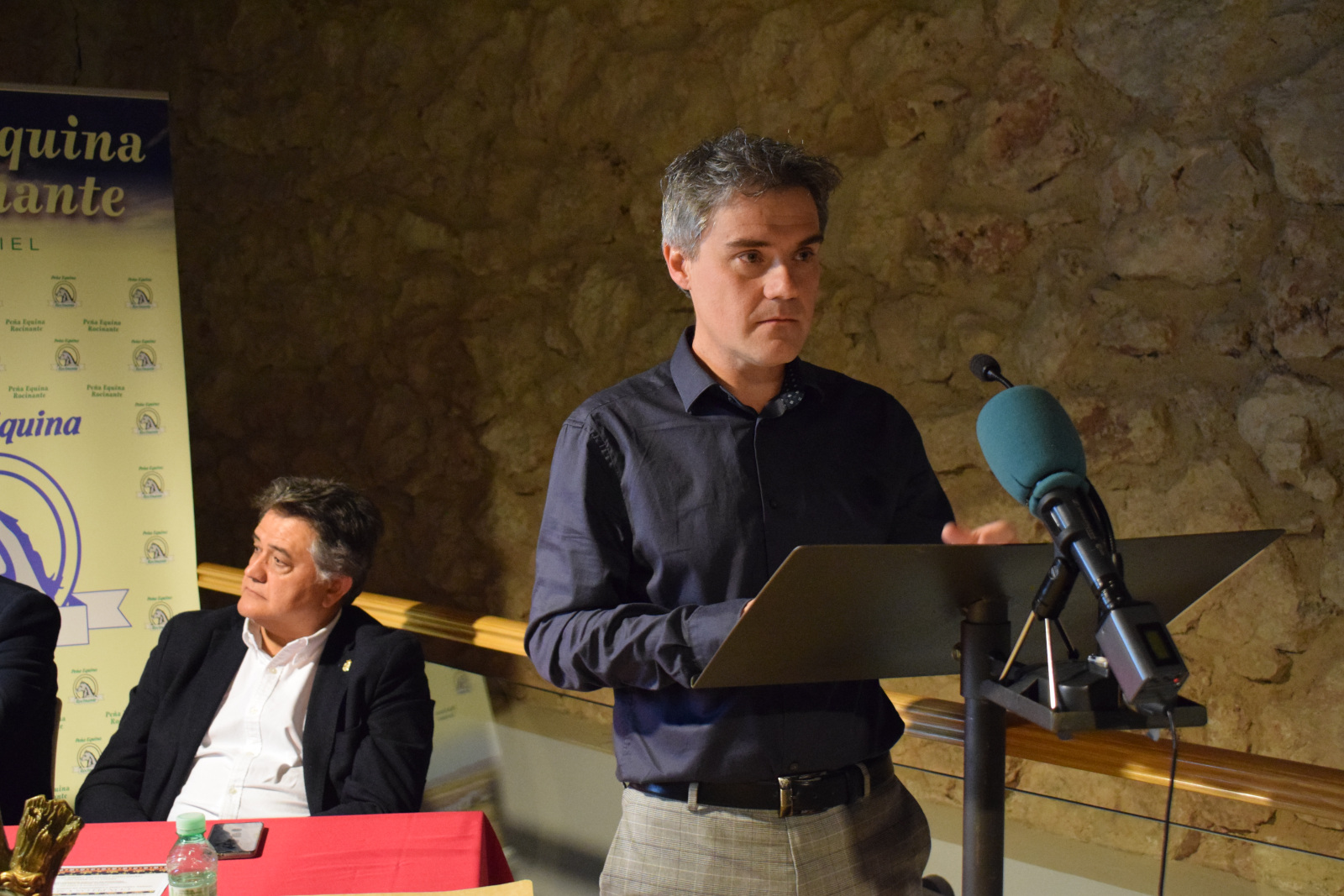 El profesor de Historia Moderna, Francisco Javier Moreno, durante su conferencia