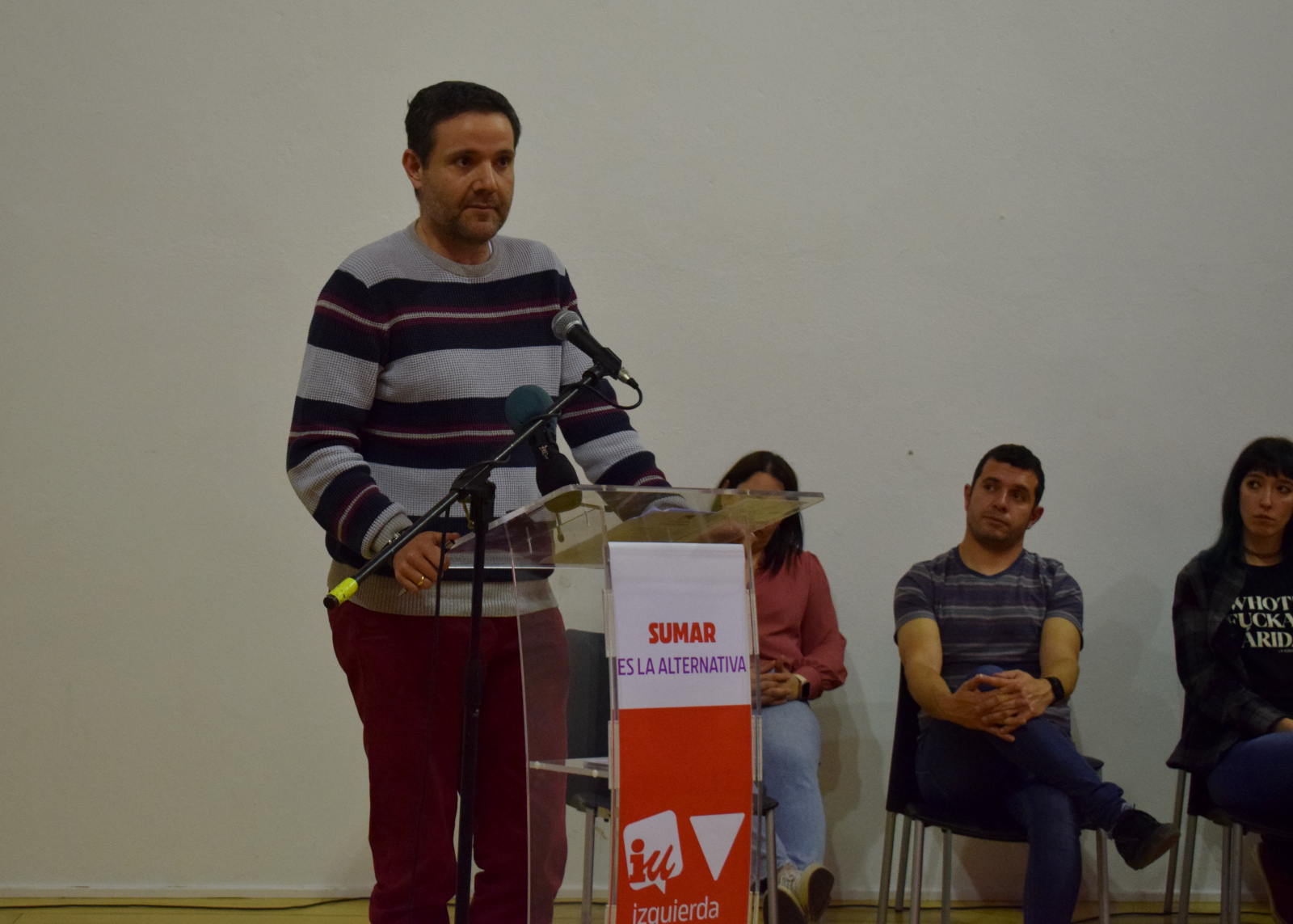 Bernardo Peinado durante su intervención