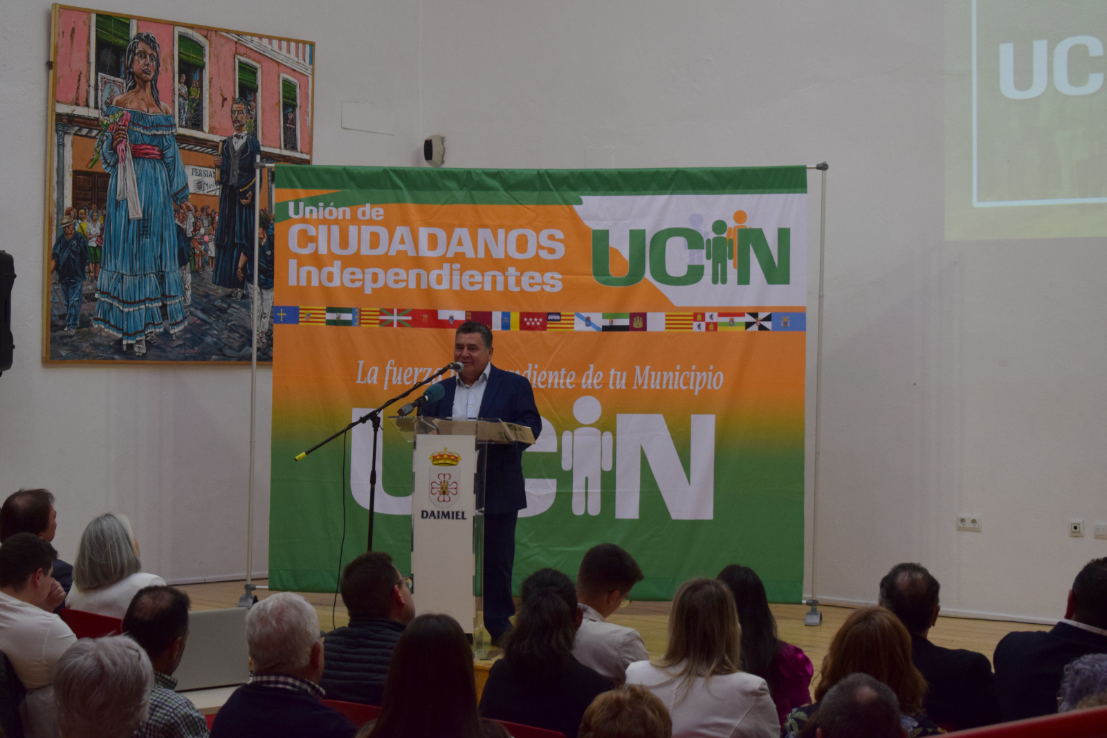 José María Díaz-Salazar durante su intervención