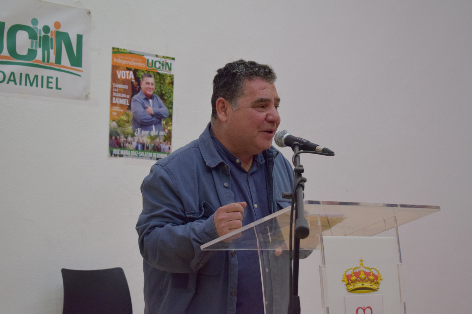 José María Díaz-Salazar durante su intervención