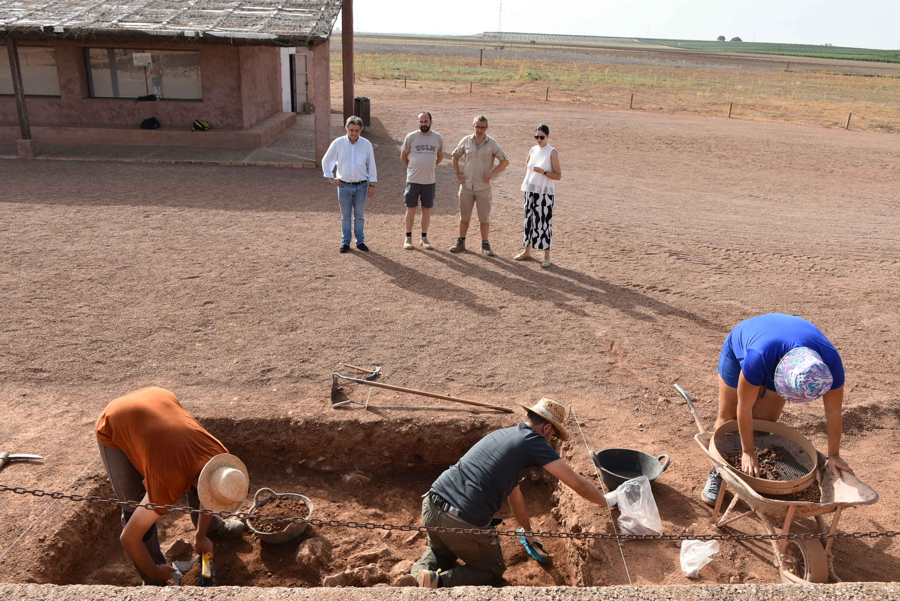 Zona de nueva excavación en la Motilla del Azuer.