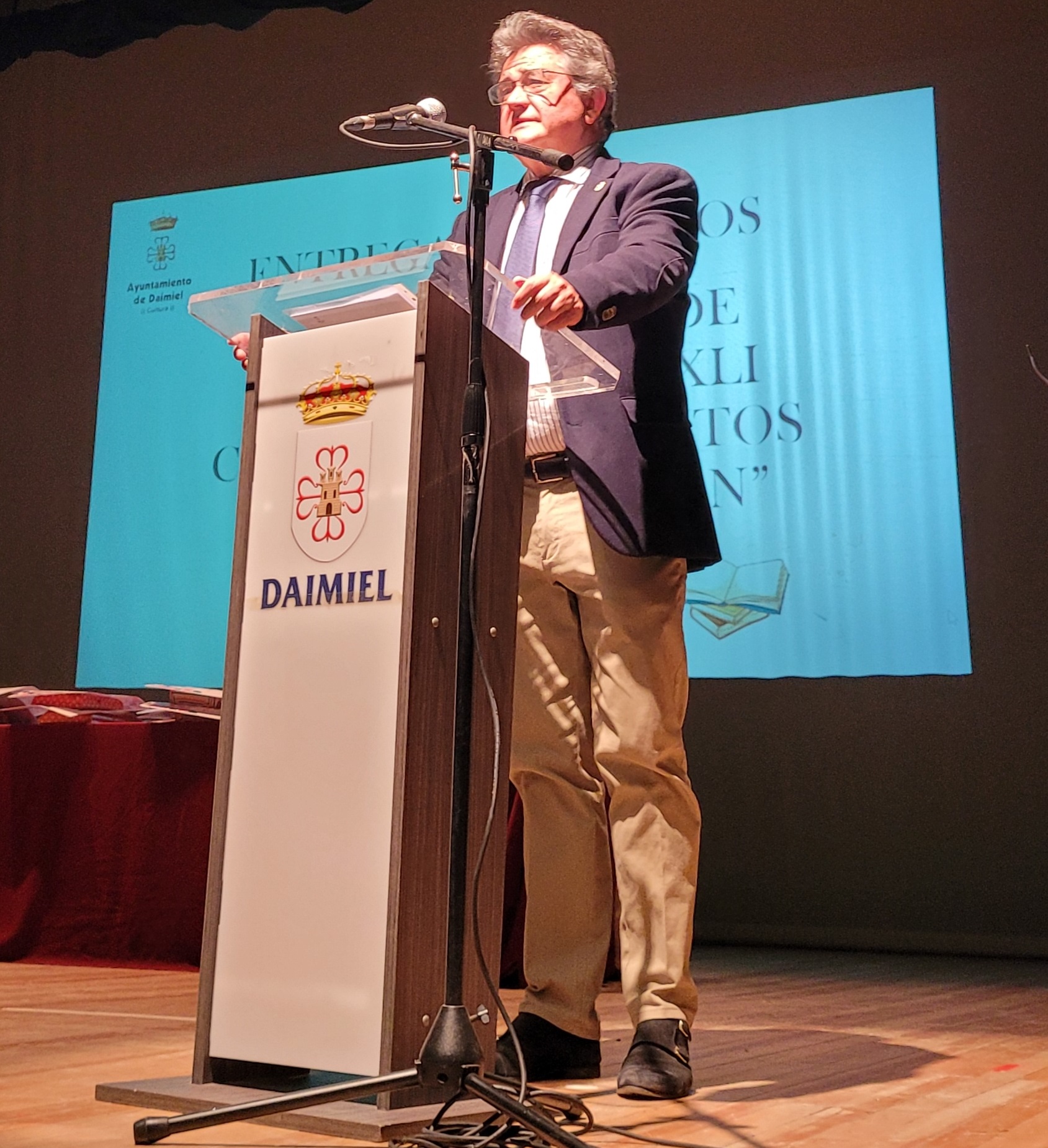 El alcalde en su intervención.