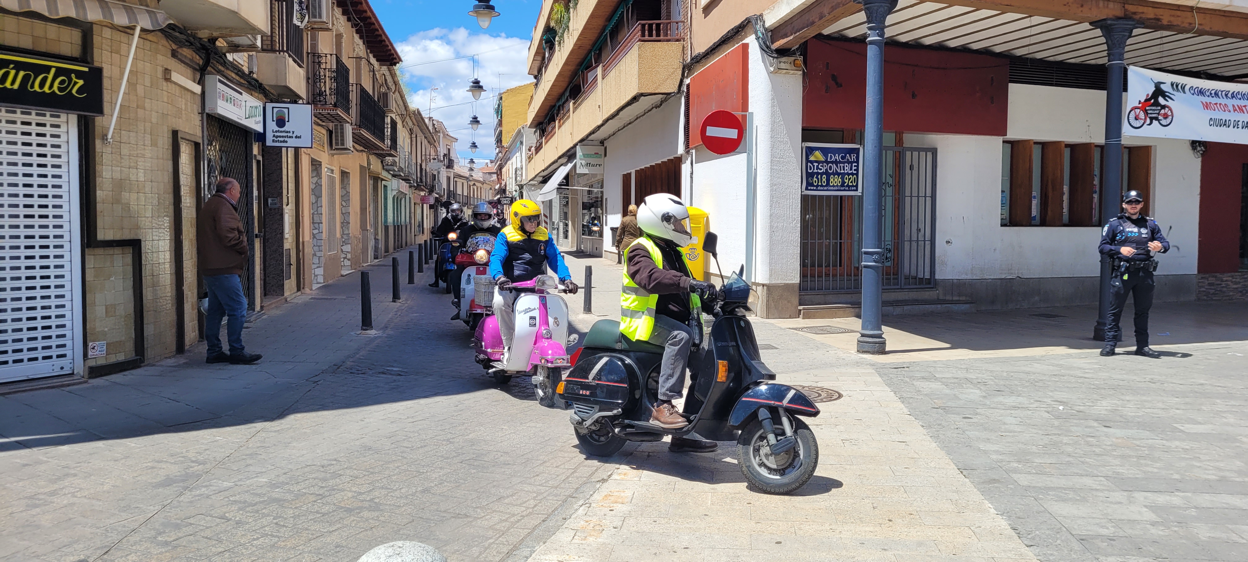 Motos clásicas de los años 60-70.
