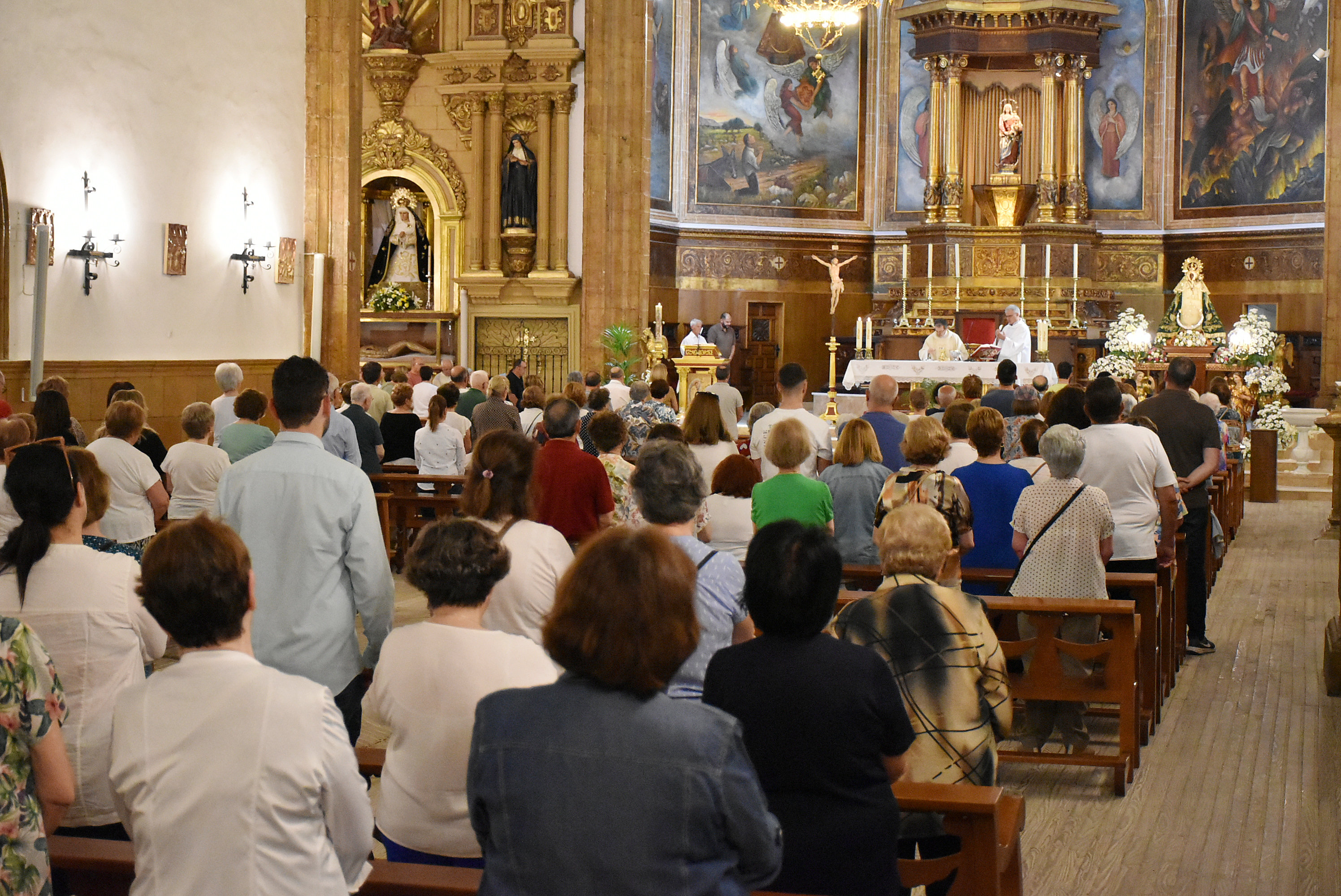 Novenario, ayer jueves en San Pedro