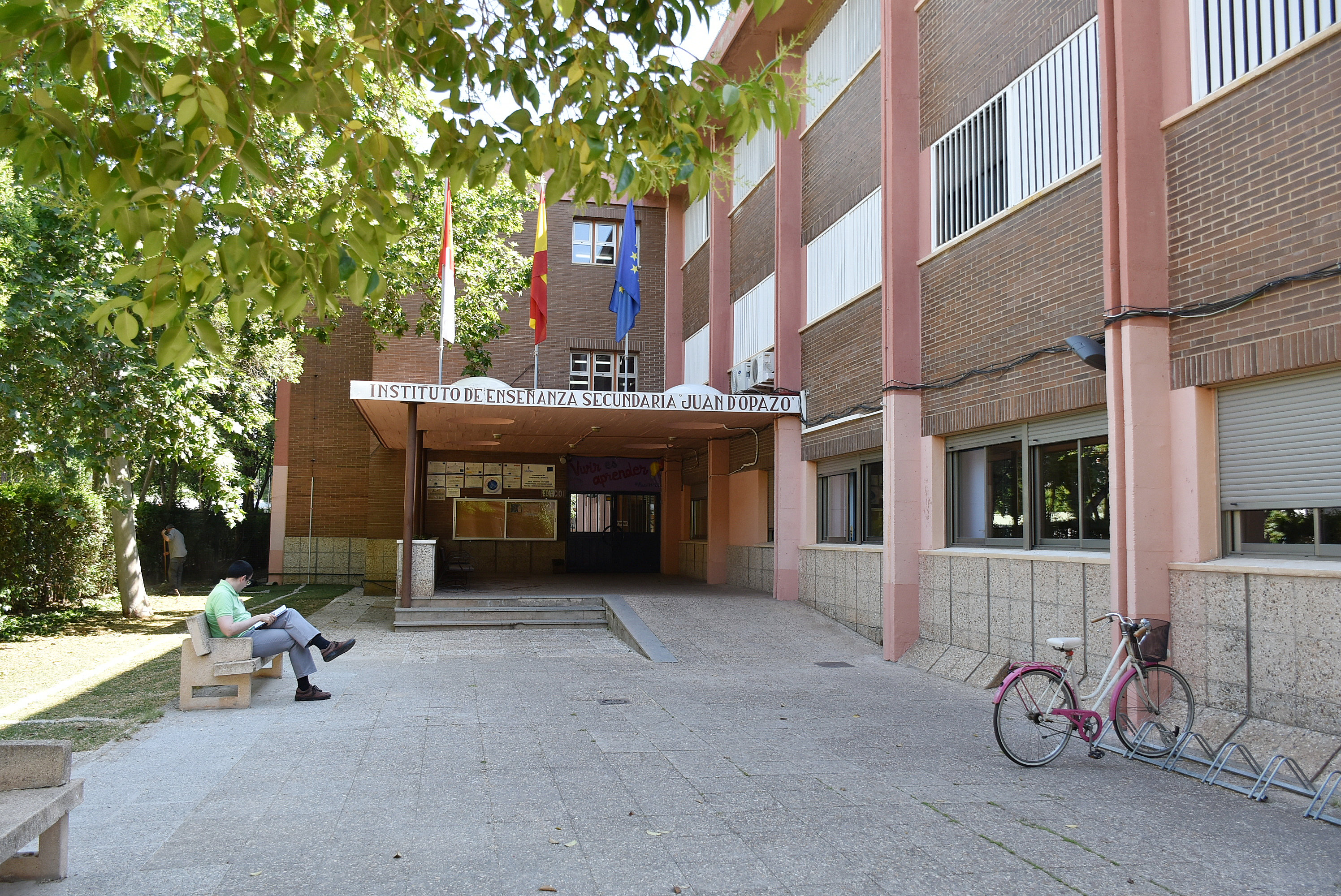 El IES Juan D'Opazo, hoy miércoles