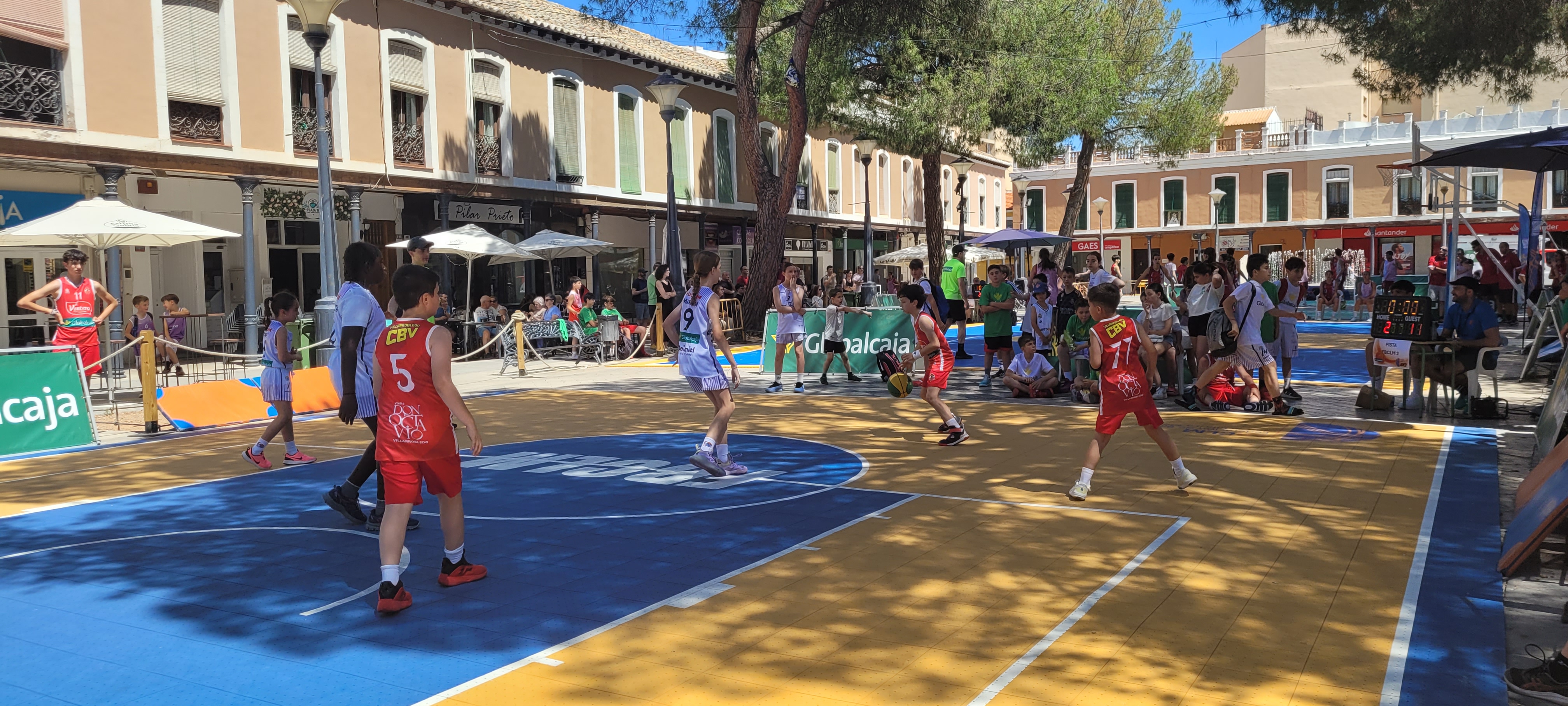 El circuito se ha celebrado en la Plaza de España.