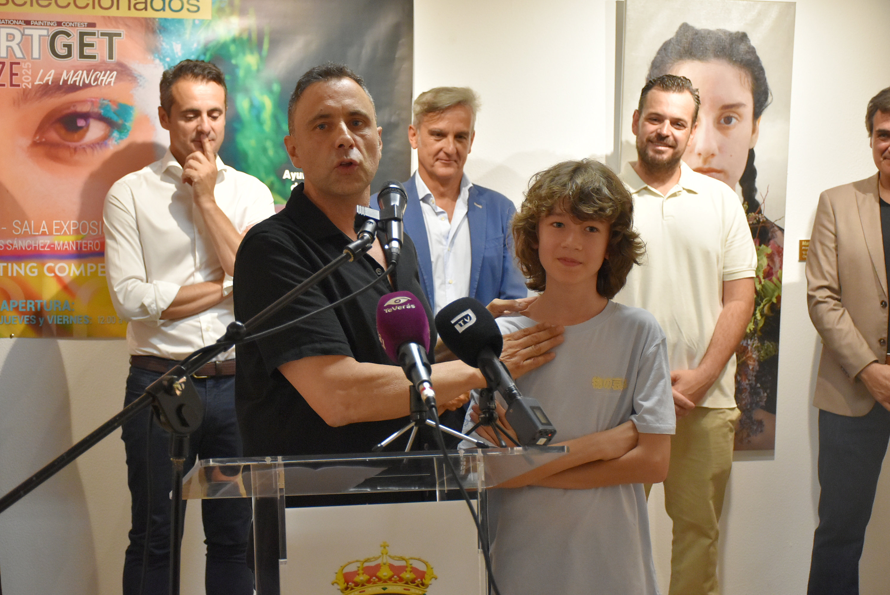 Terriza junto a Eduardo Sánchez Ganza