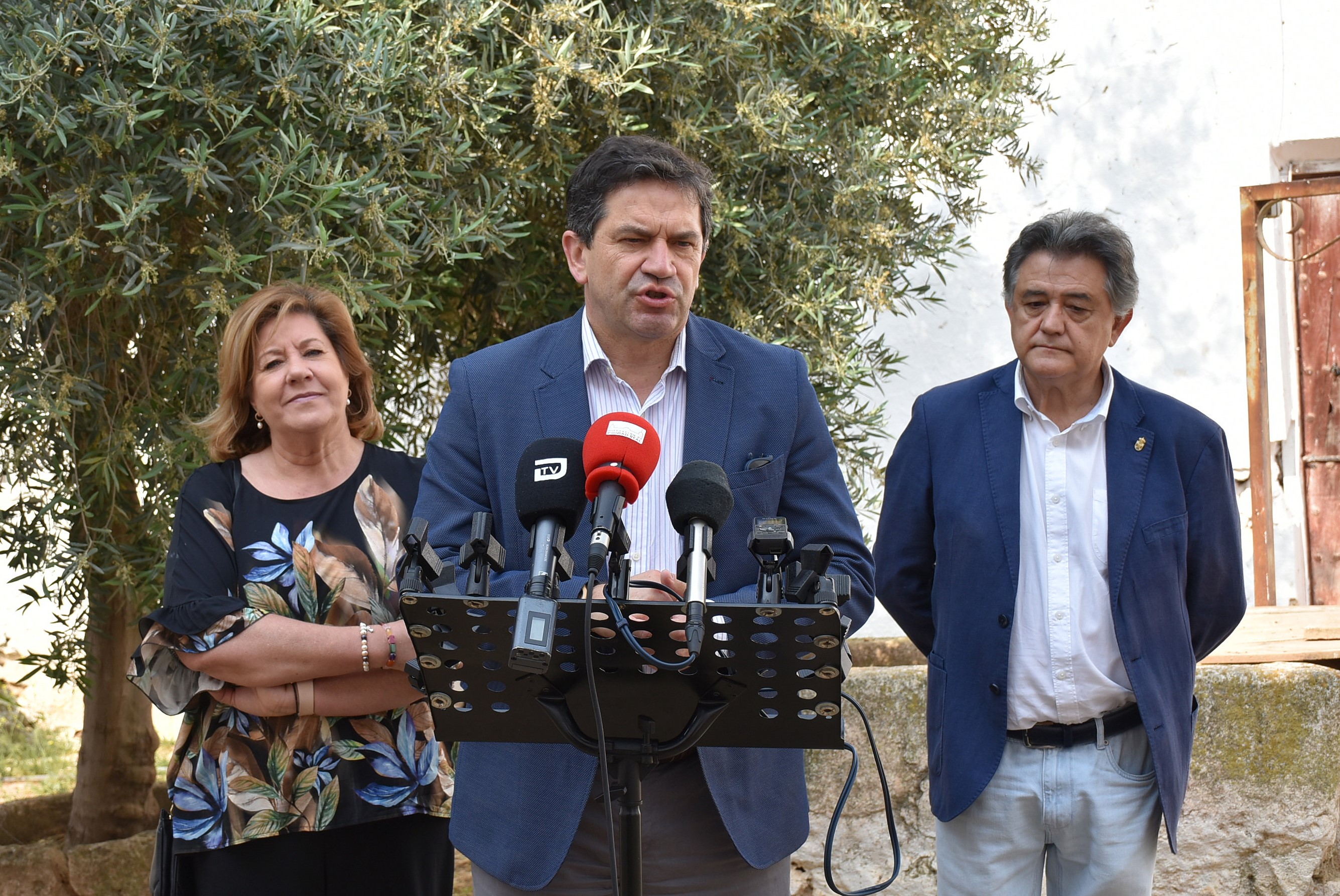 Durante la comparecencia a los medios
