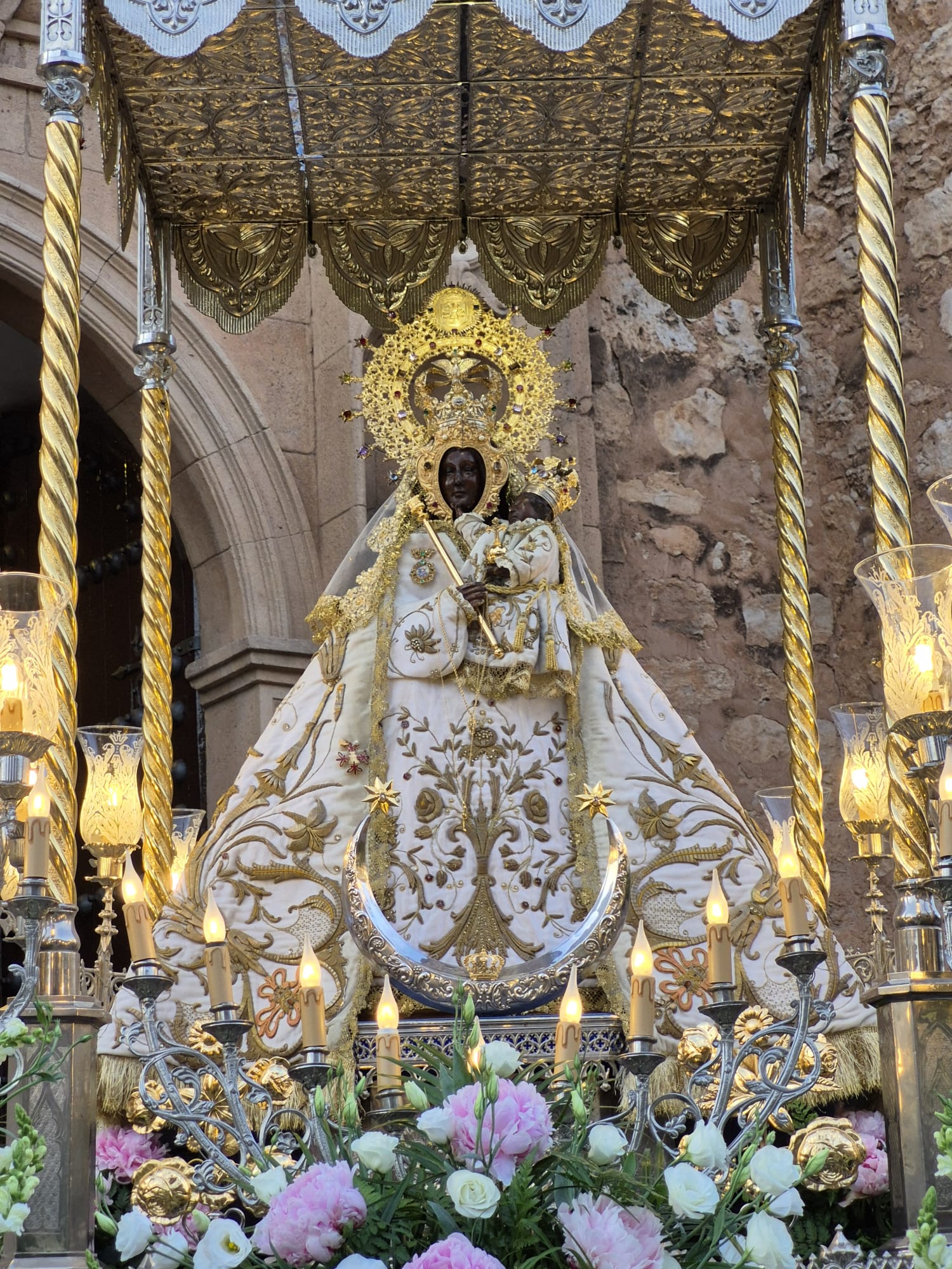 La Patrona a su salida de San Pedro.
