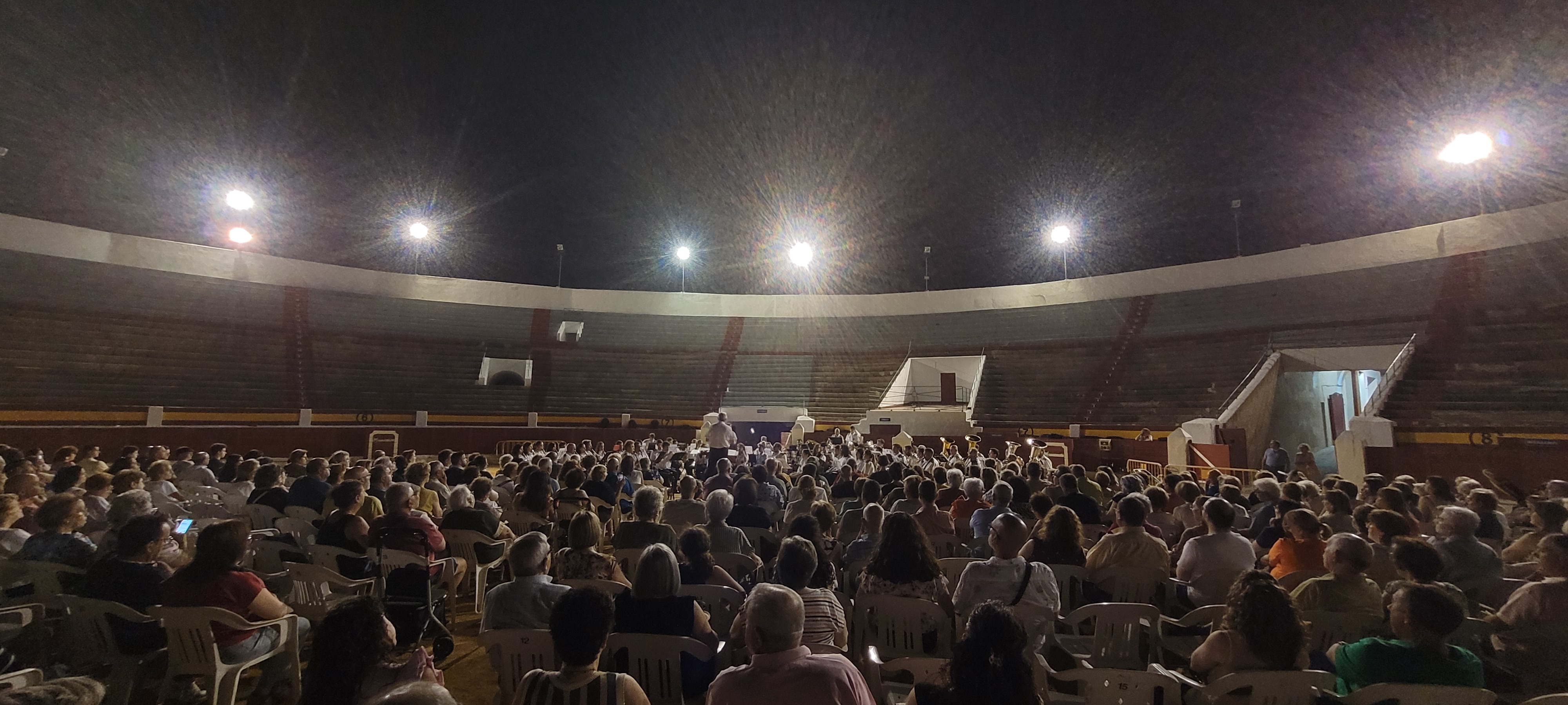 Un momento del concierto de este viernes.