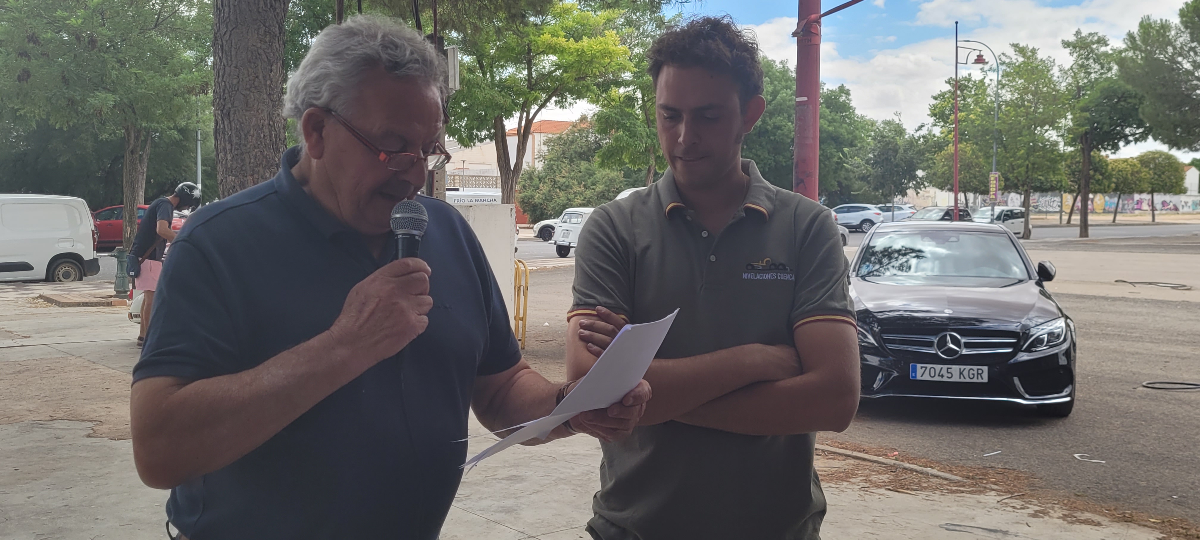 Jesús Pozuelo Clemente leyó un texto de José Díaz-Pintado.