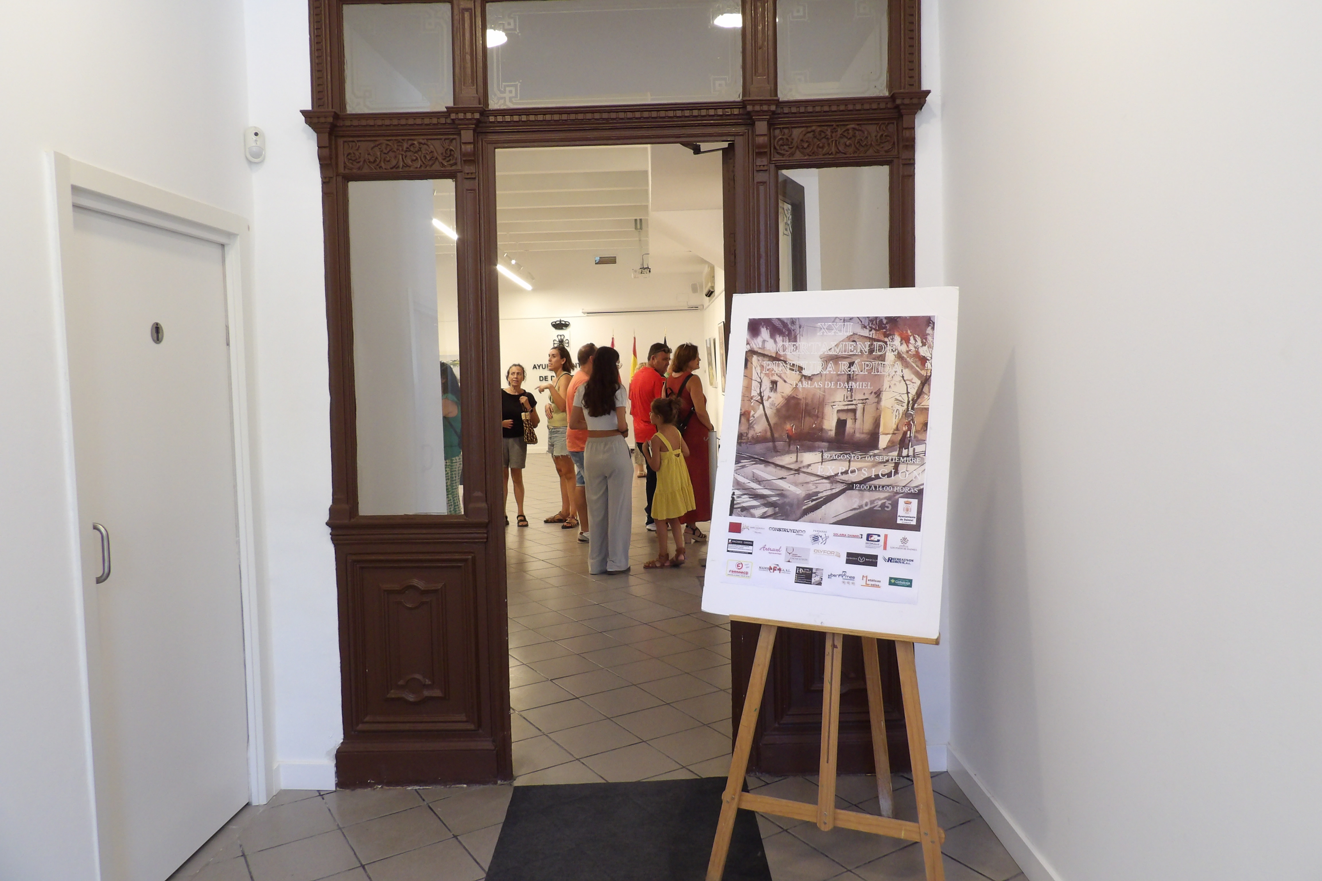 La exposición en el casino de la Armonía.