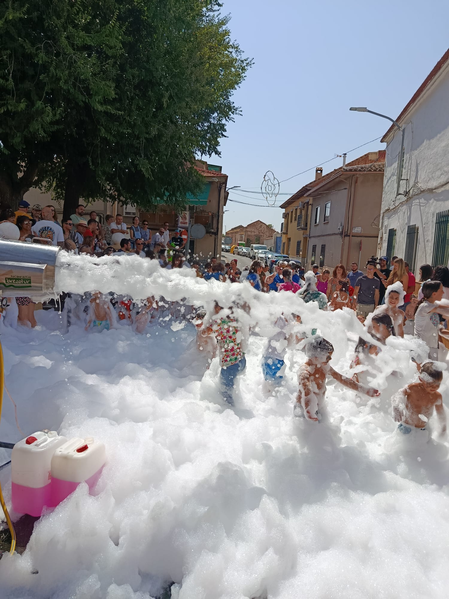 Una de las novedades de este año, la fiesta de la espuma.