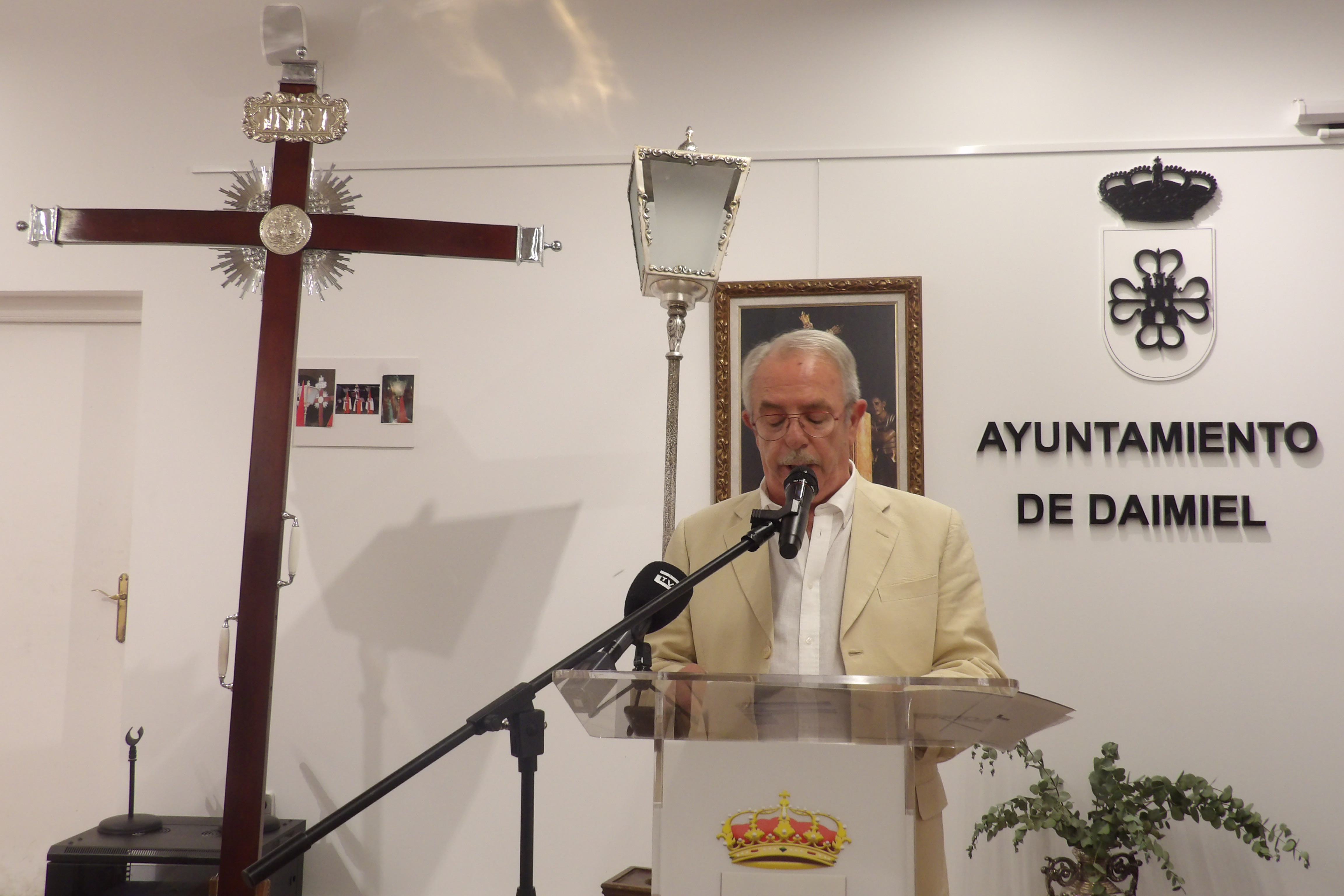 José Ayuga recordó la historia de la cofradía.