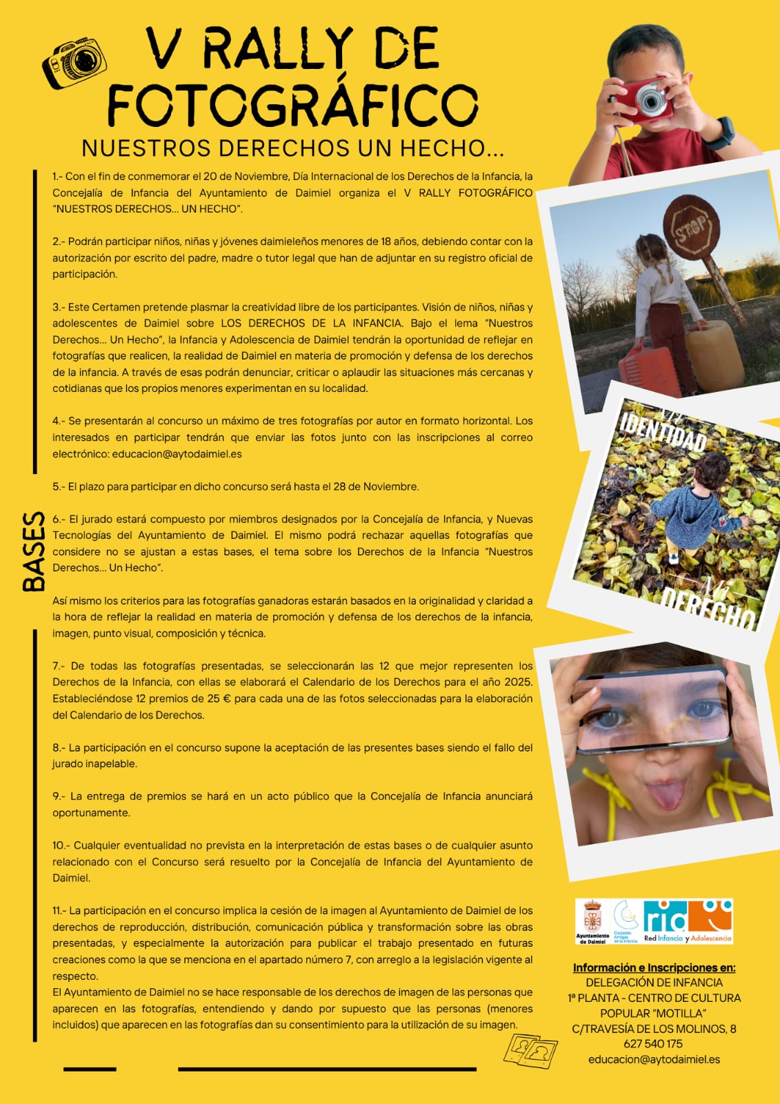 Daimiel celebrará el Día de los Derechos de la Infancia con un rally ...