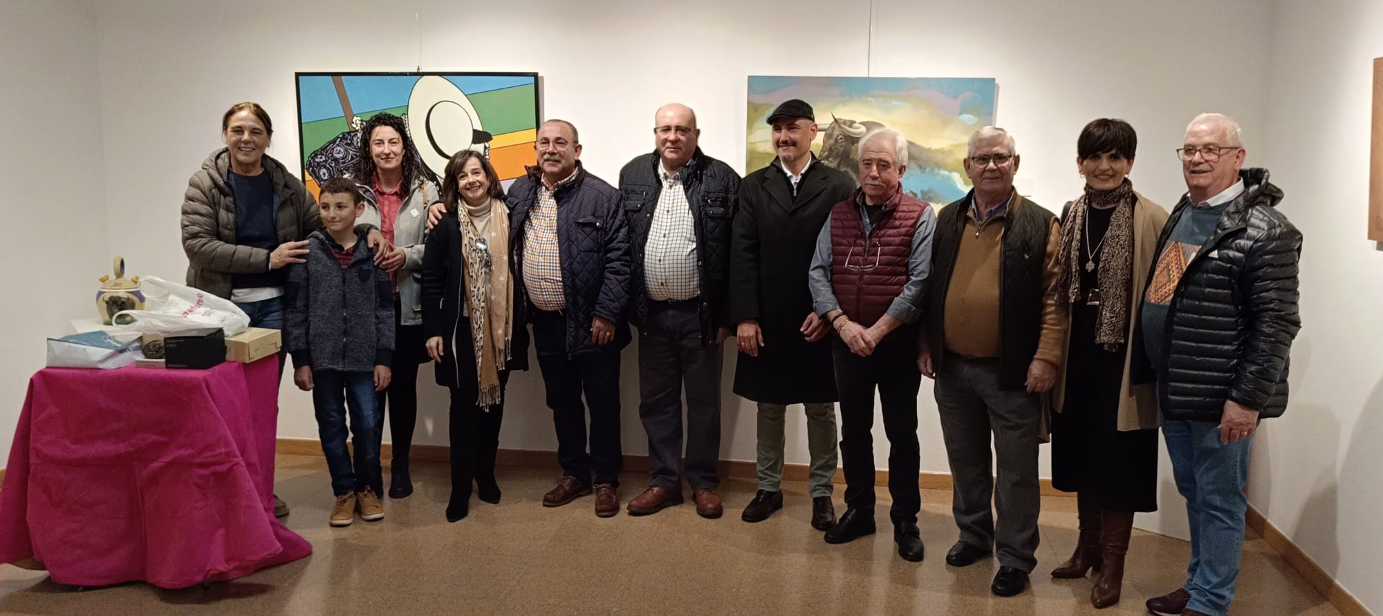 Presentación de la exposición 'E rey de la dehesa'.