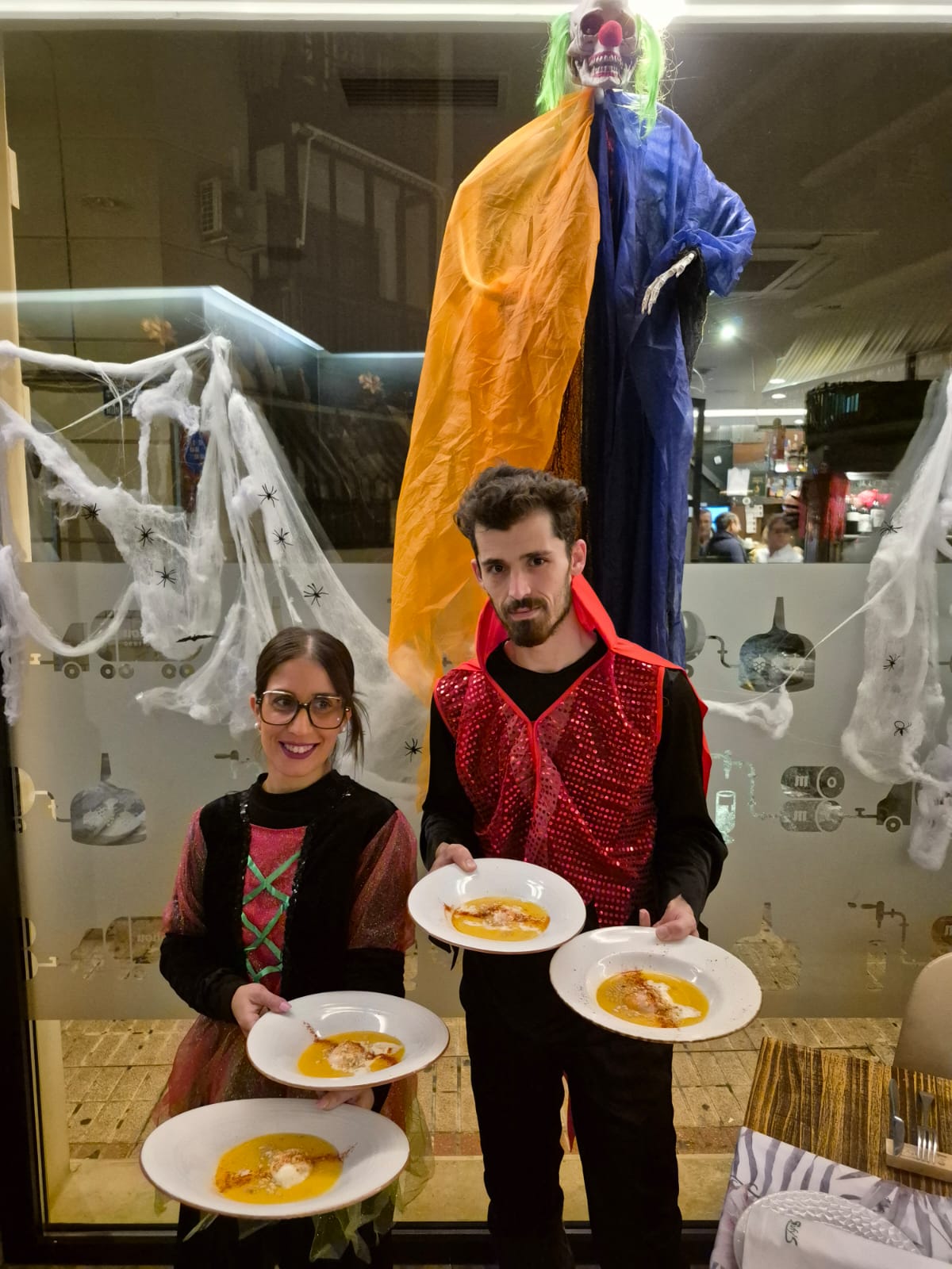 Una de las cenas tematizadas.