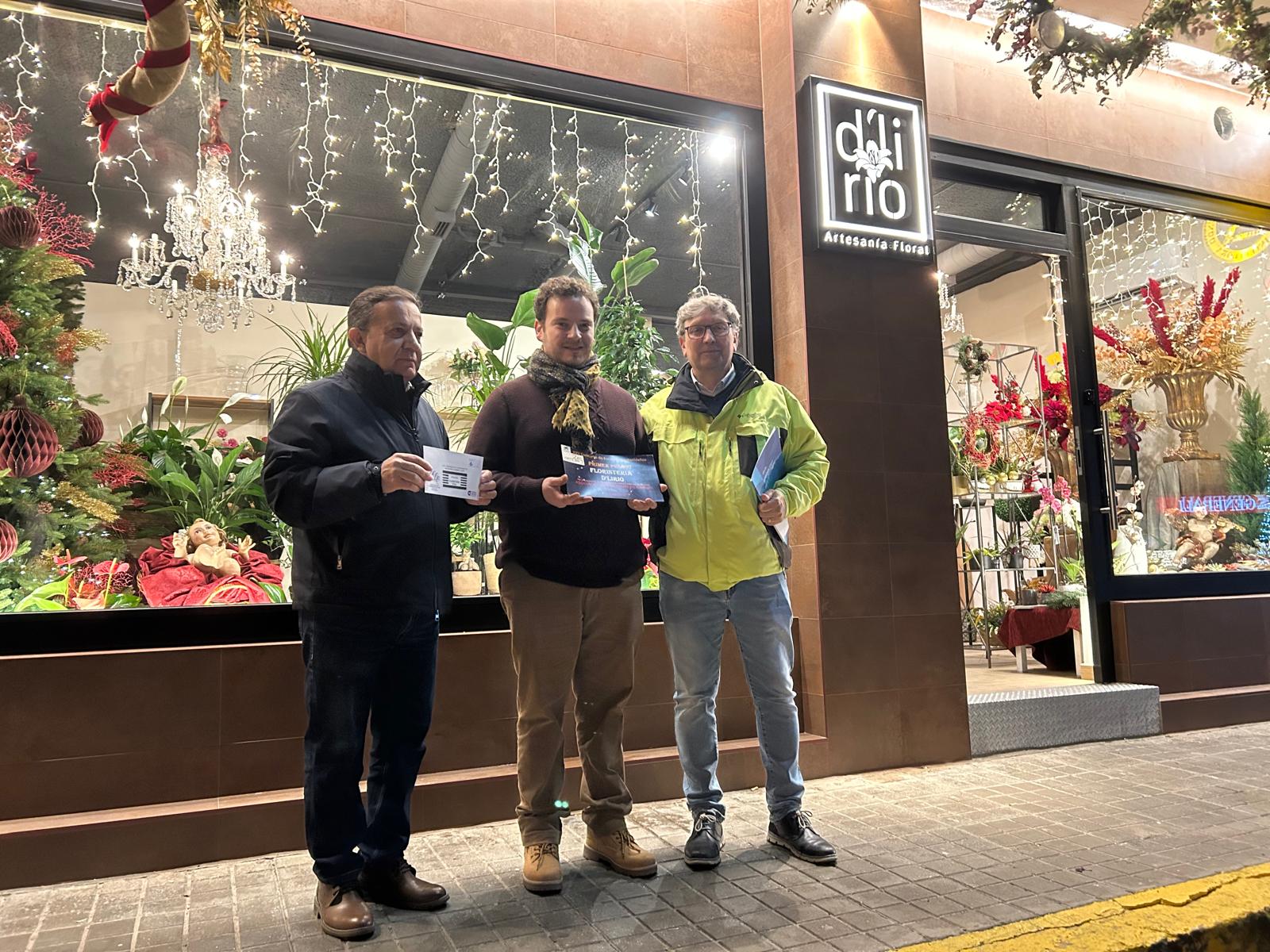 D'Lirio, primer premio del concurso de escaparates navideños 2025.