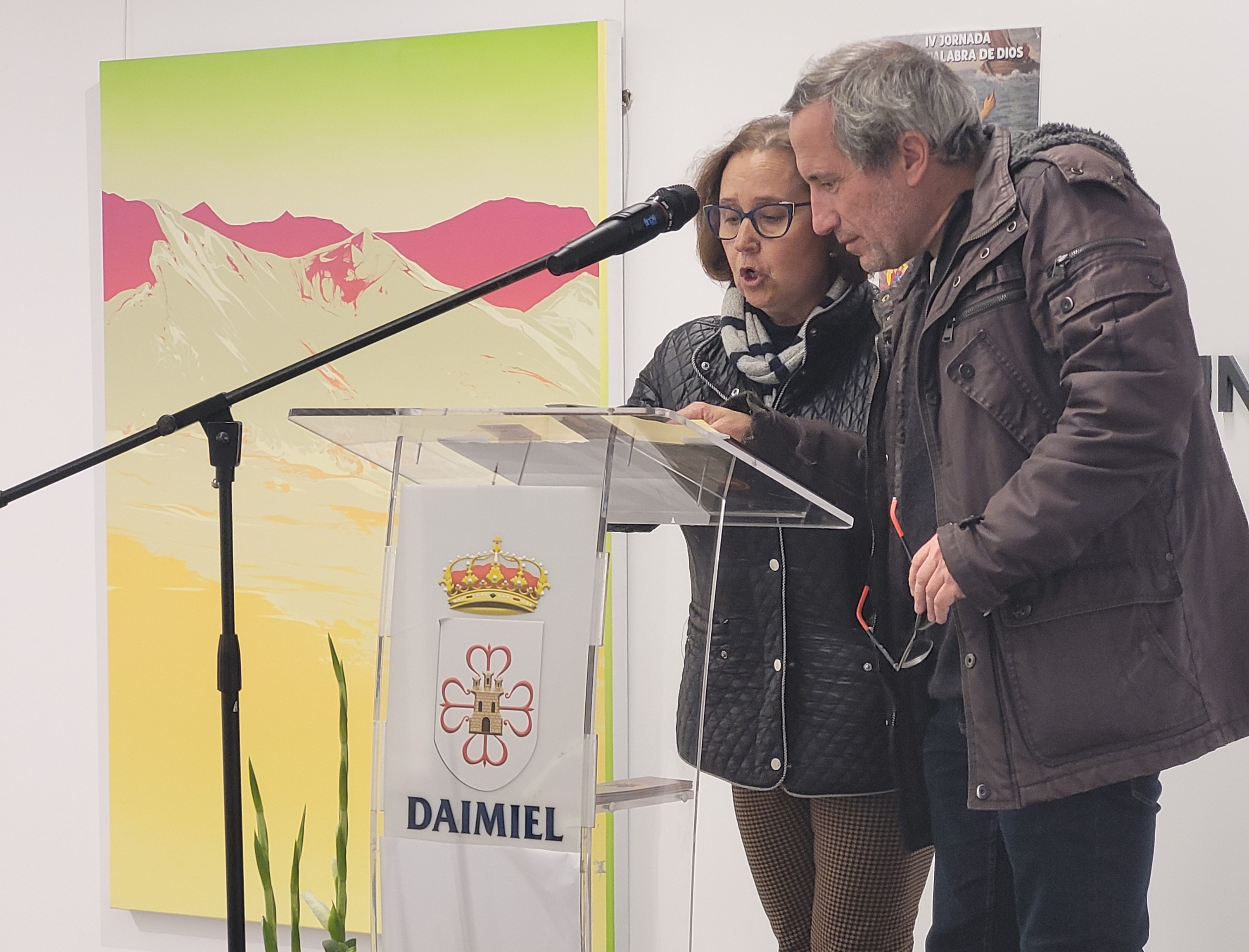 Un momento de la lectura este domingo en el Casino de la Armonía.