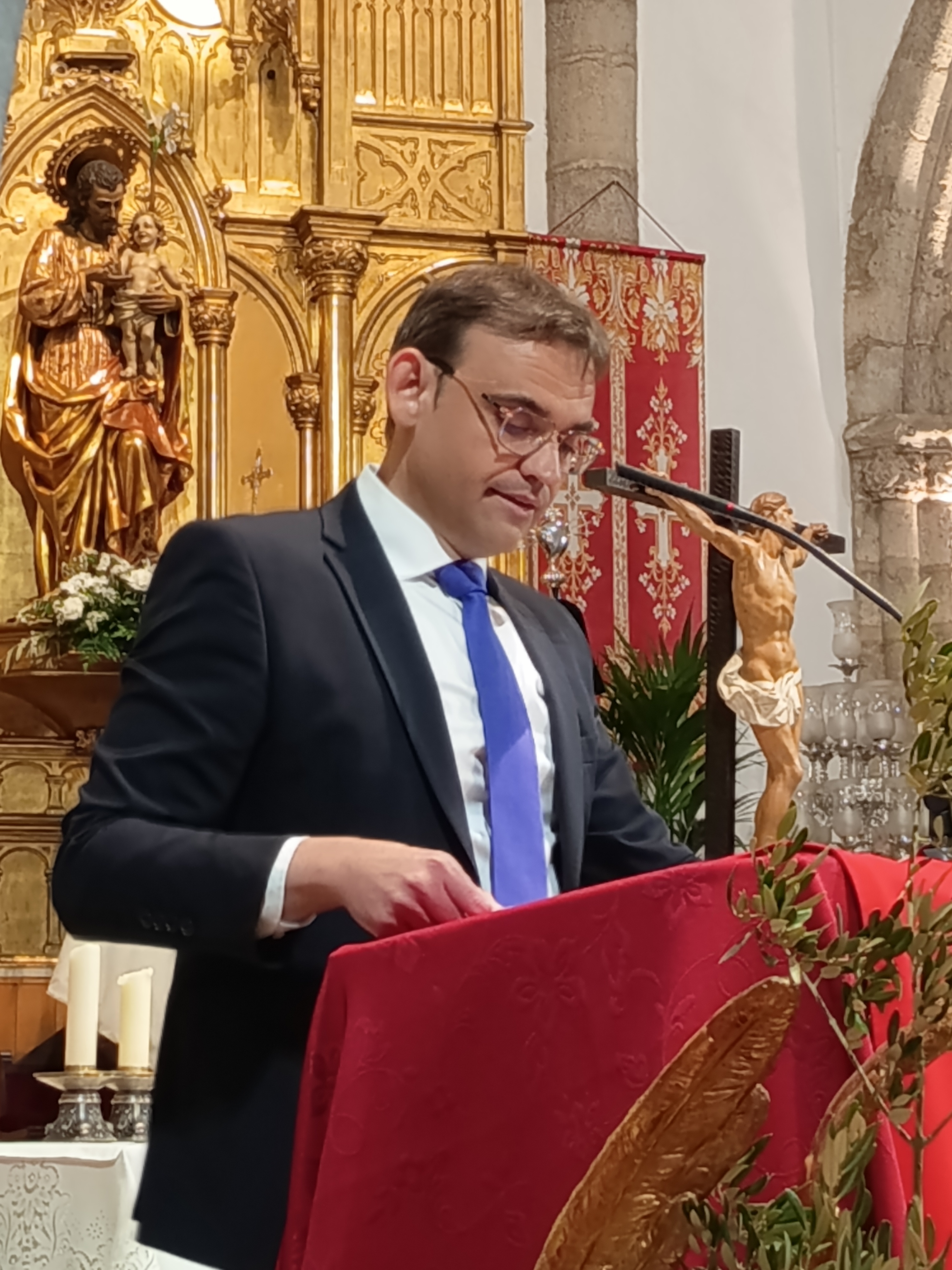 Sánchez de Pablo ensalzó la Semana Santa daimieleña.