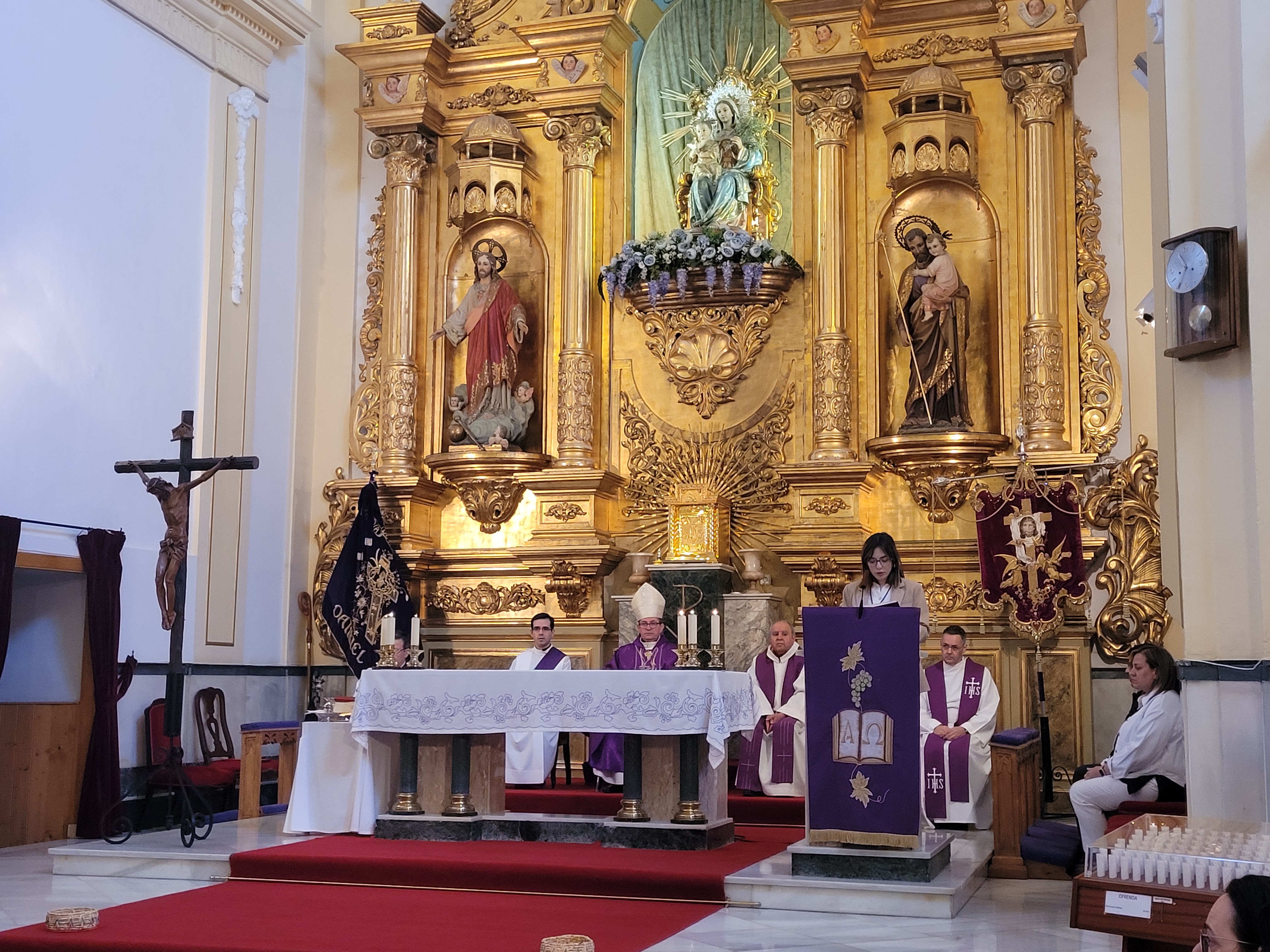 El obispo de Ciudad Real presidió la función religiosa.