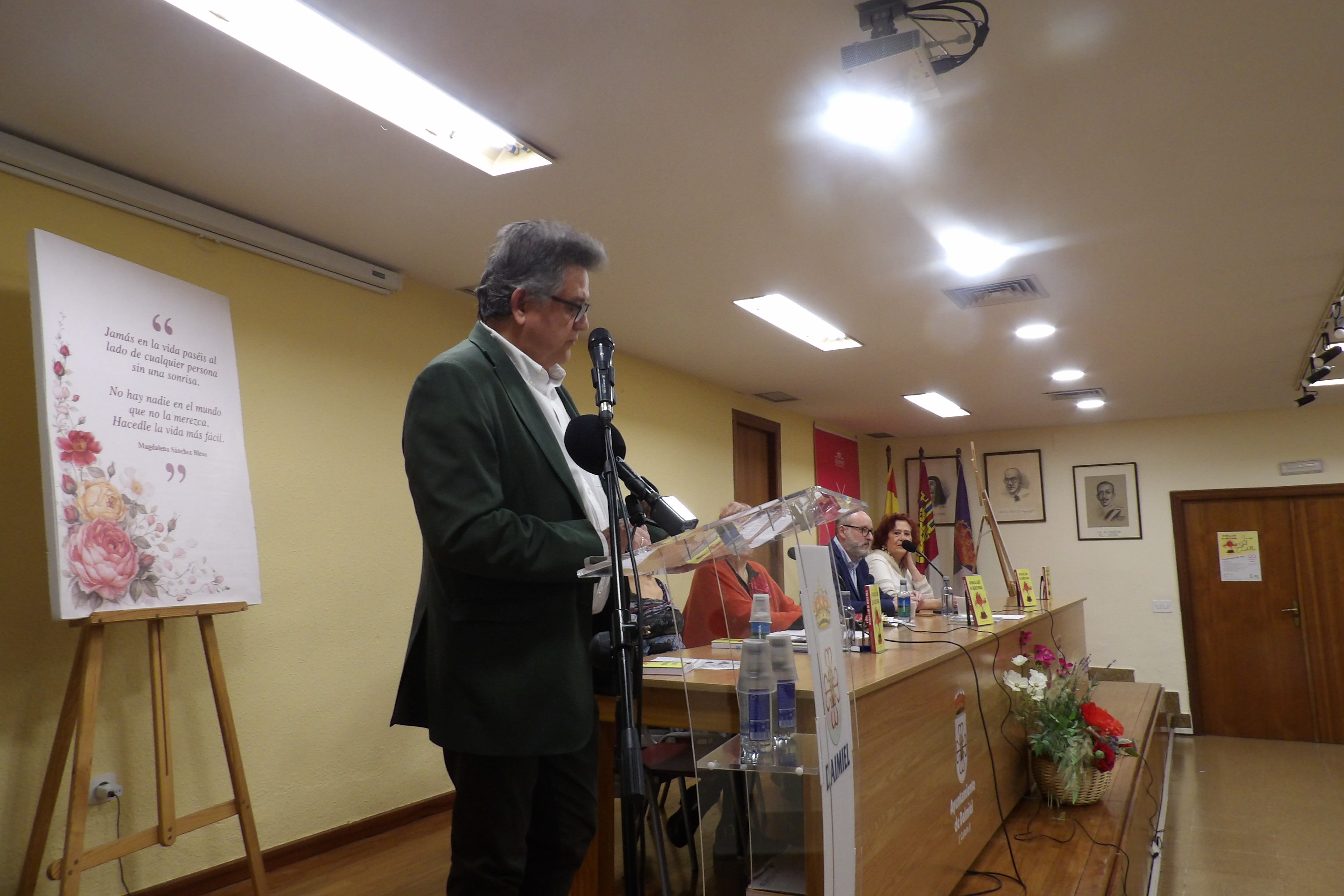 Leopoldo Sierra durante su intervención.