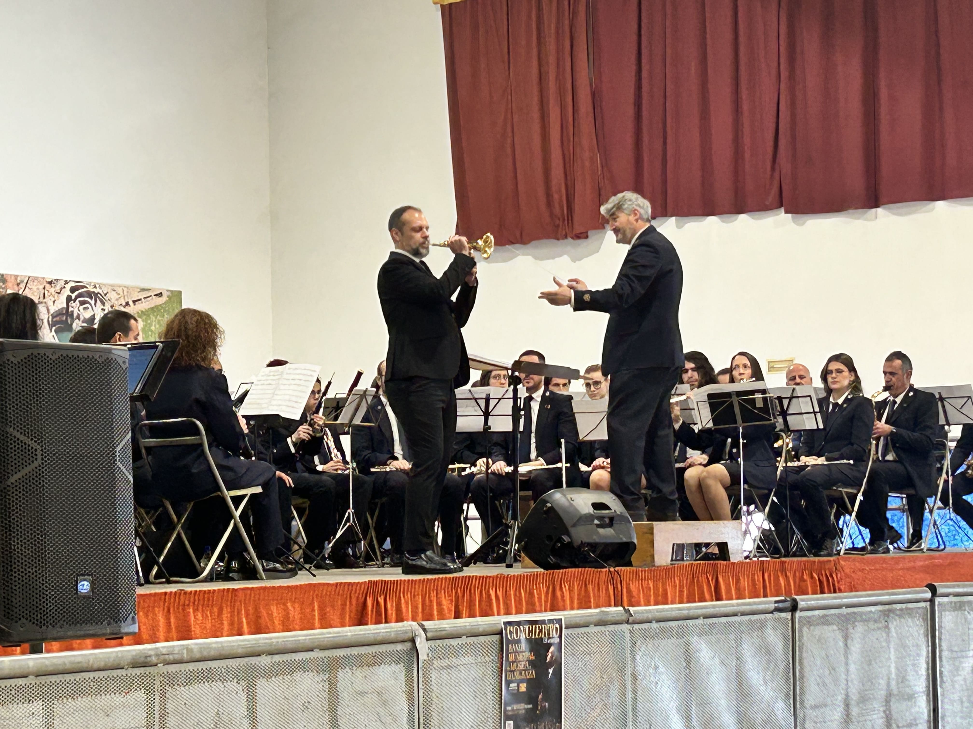 Dani de Baza y Pedro Francisco Schez.-Valdepeñas durante el concierto
