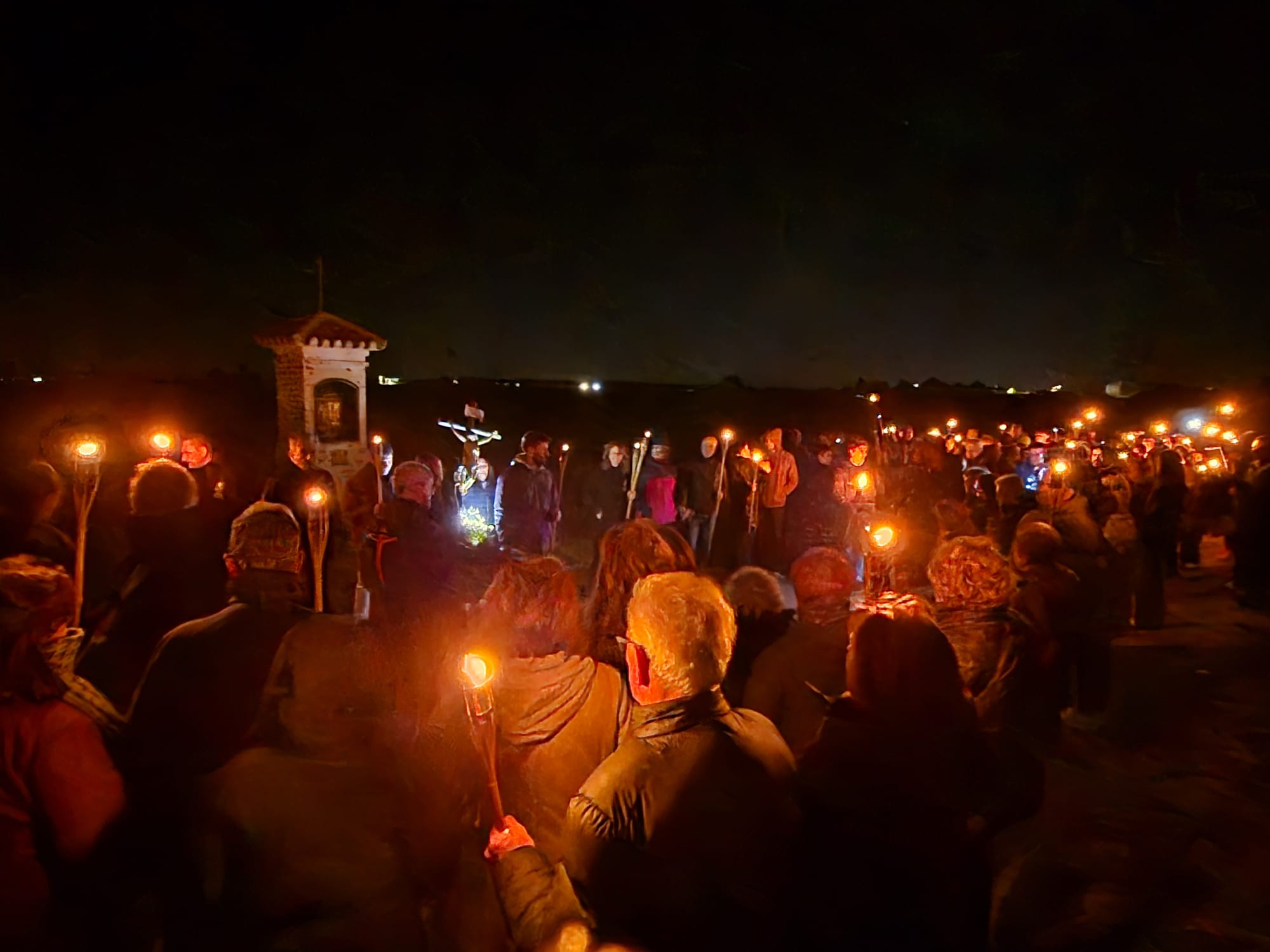 Vía Crucis Nocturno este viernes por la noche.