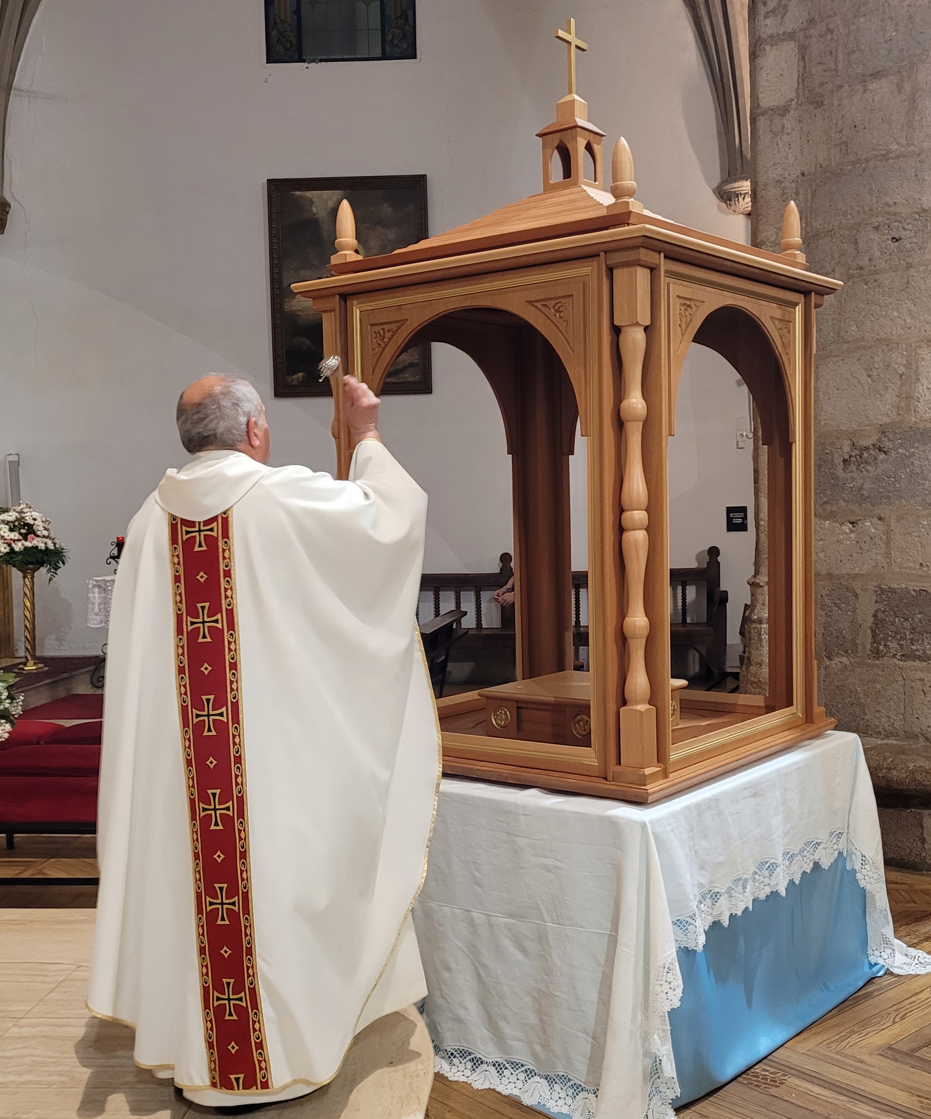 Momento de la bendición.