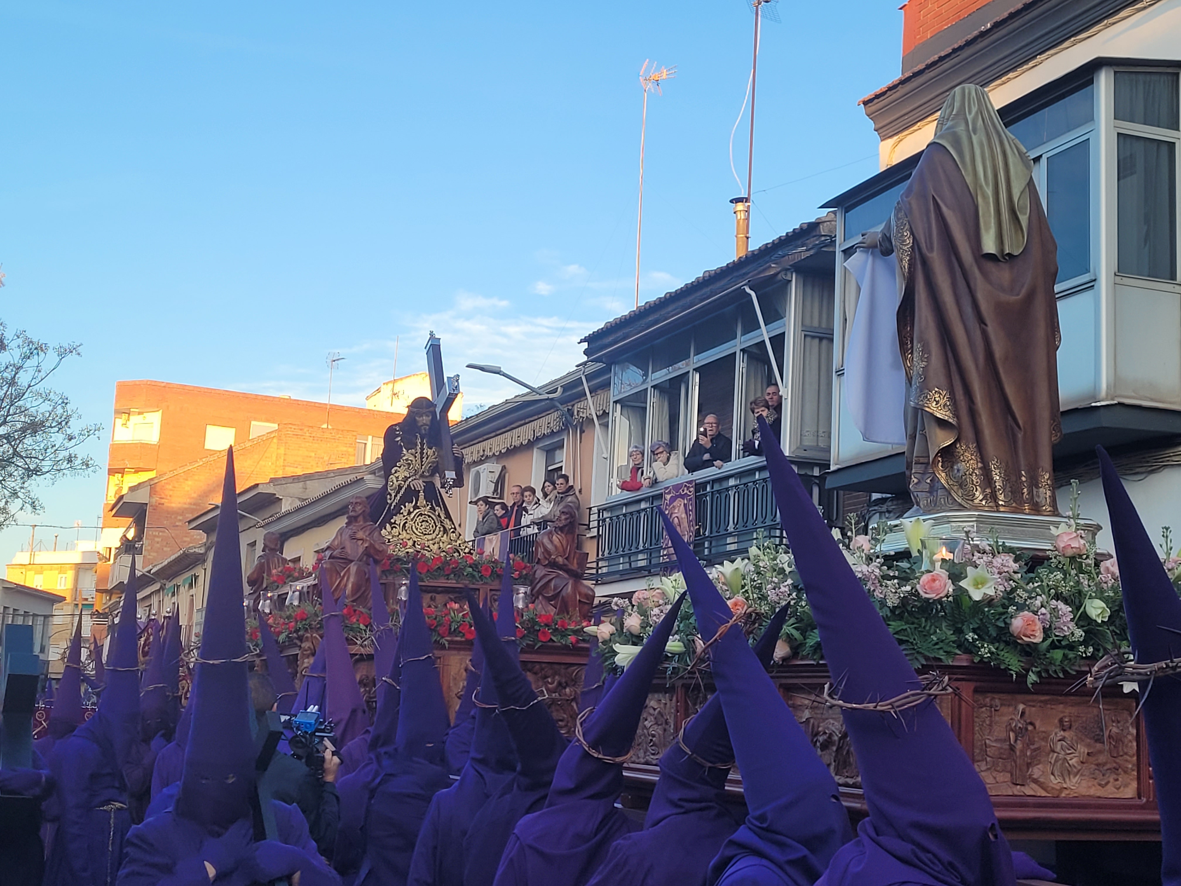 Encuentro de Jesús Nazareno con La Verónica.
