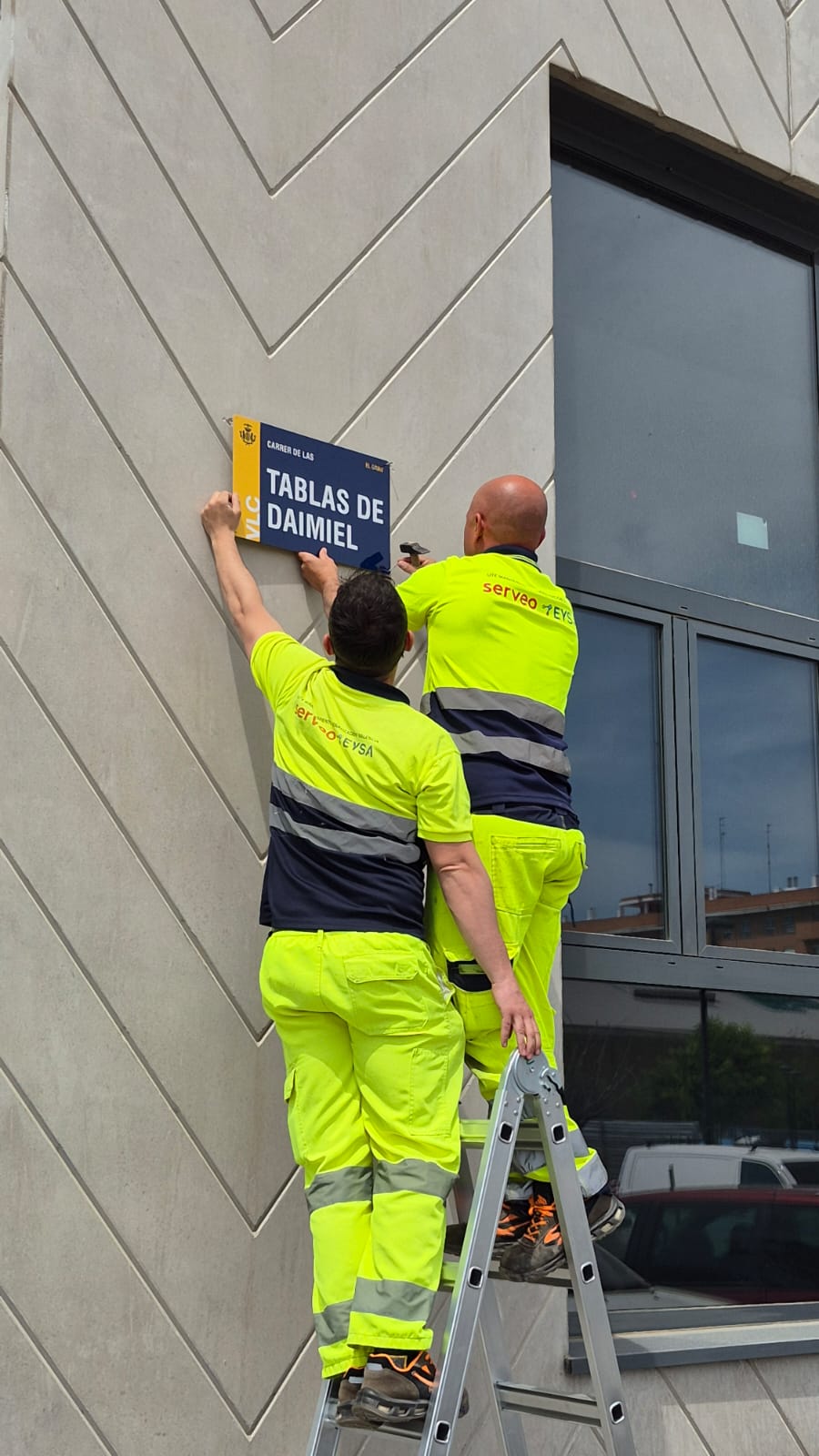 La calle Tablas de Daimiel, en Valencia, se ha inaugurado este sábado.