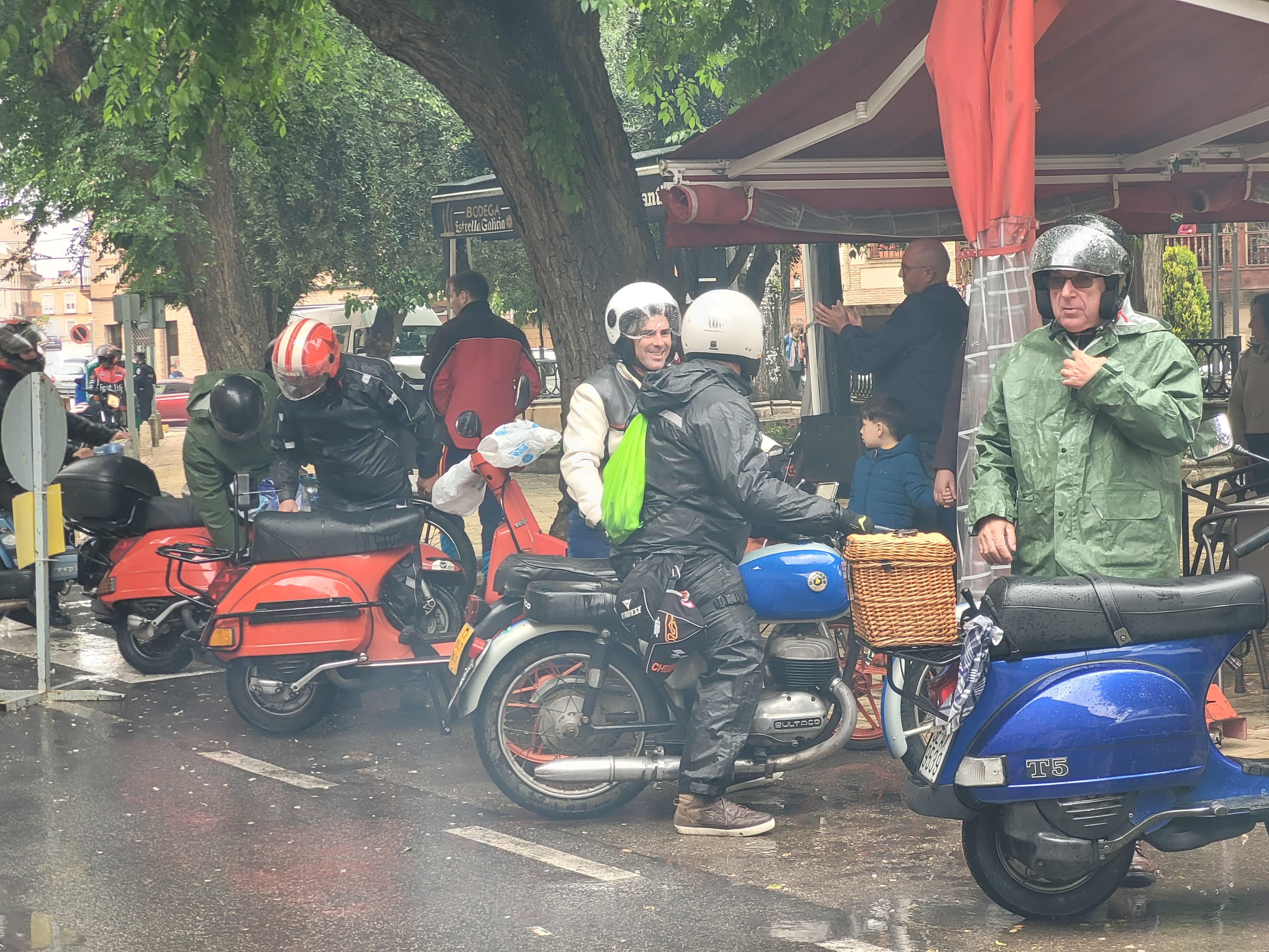La lluvia marcó la jornada.