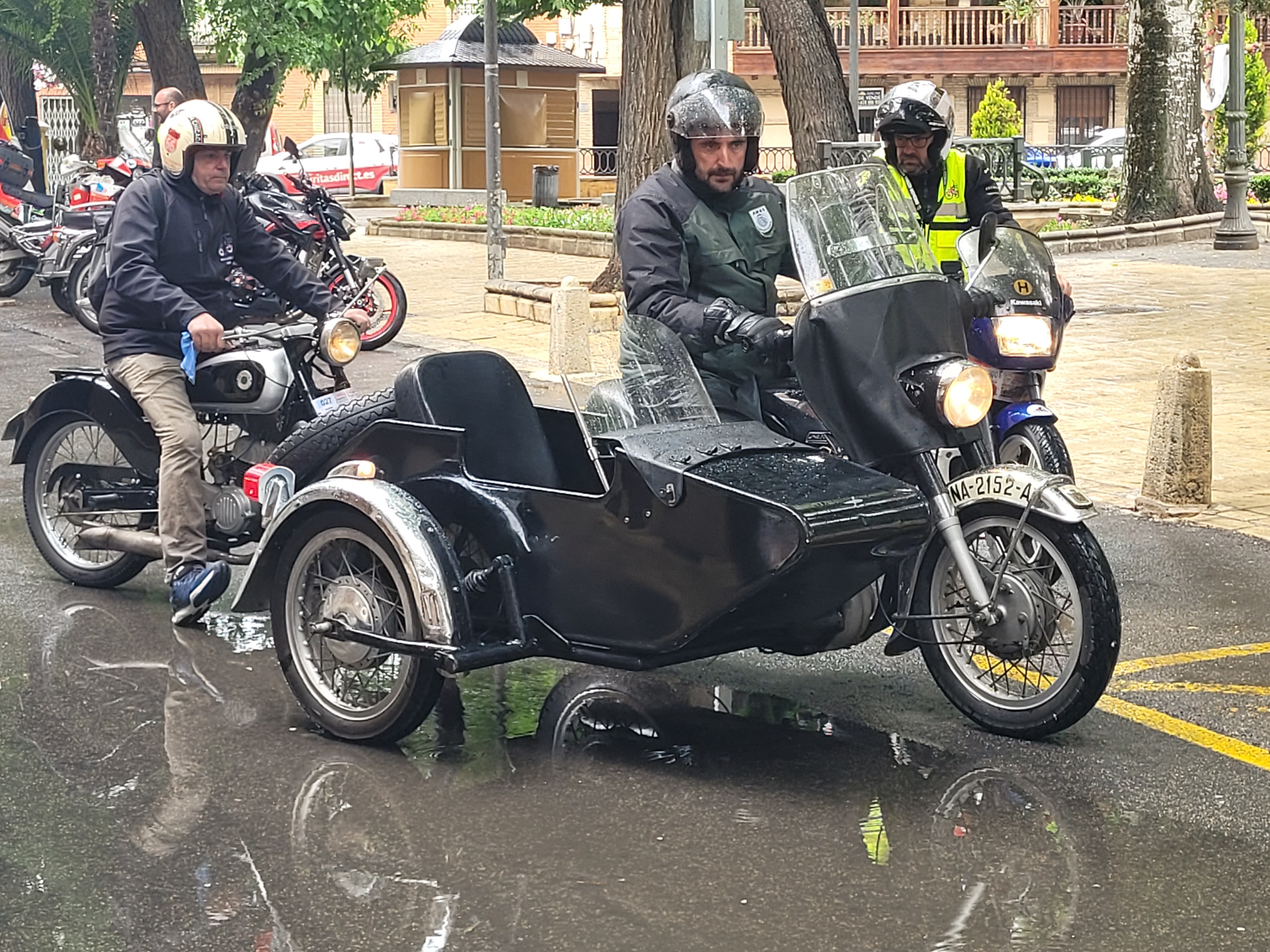 Algunas de las motos participantes.