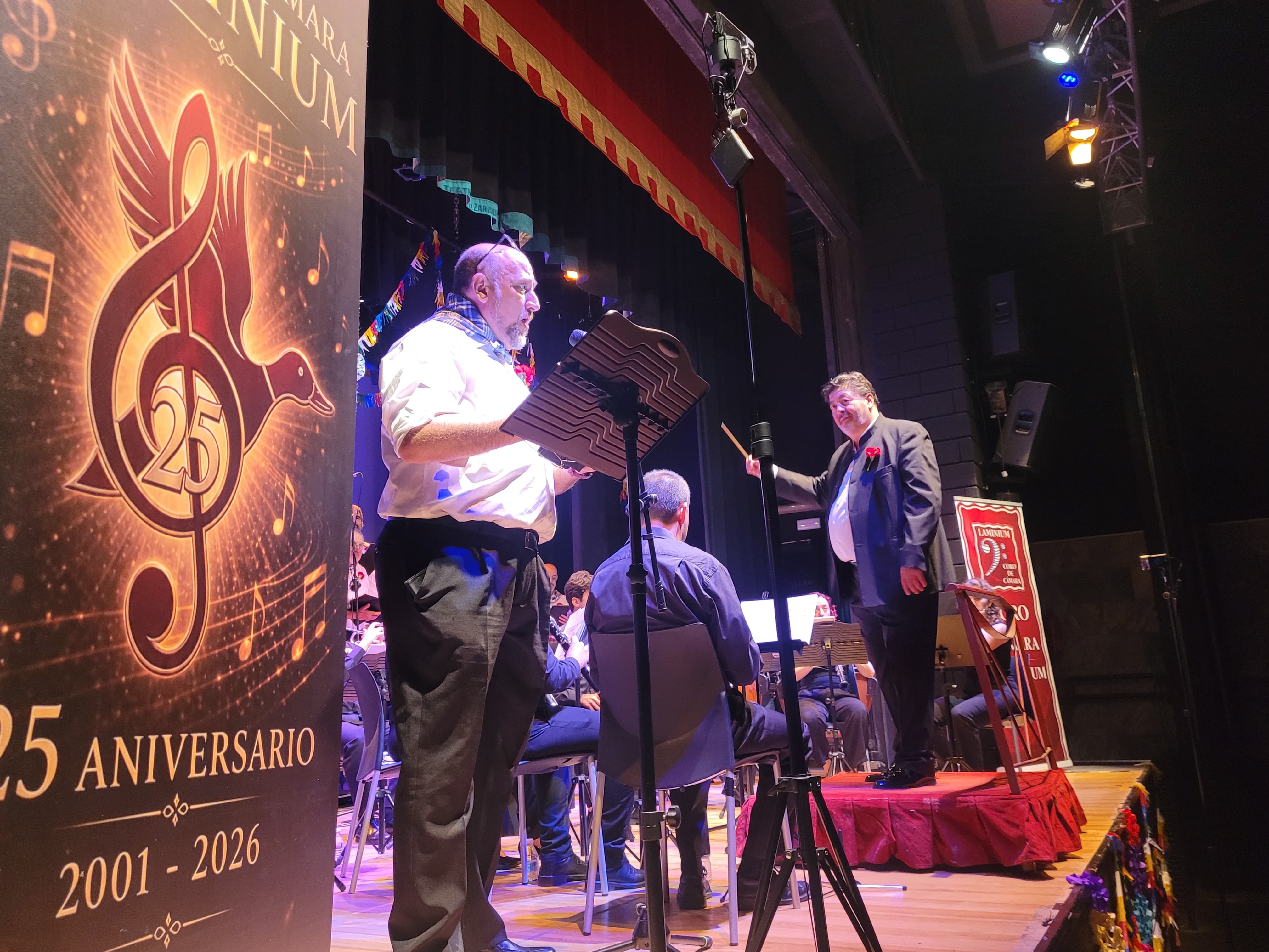 Gustavo Alameda, presidente del coro y tenor.