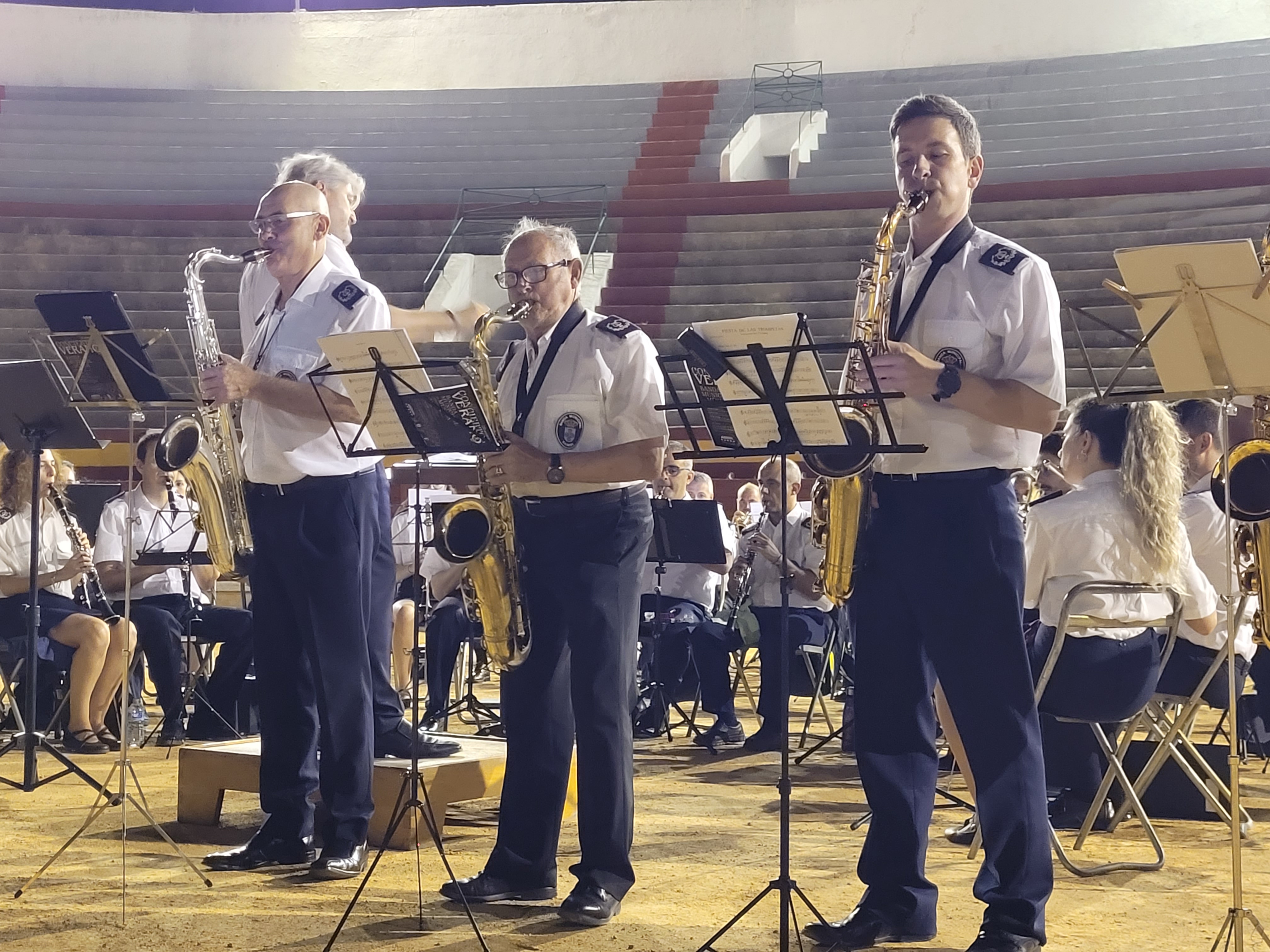 Se pusieron en valor distintas familias instrumentales de la banda.