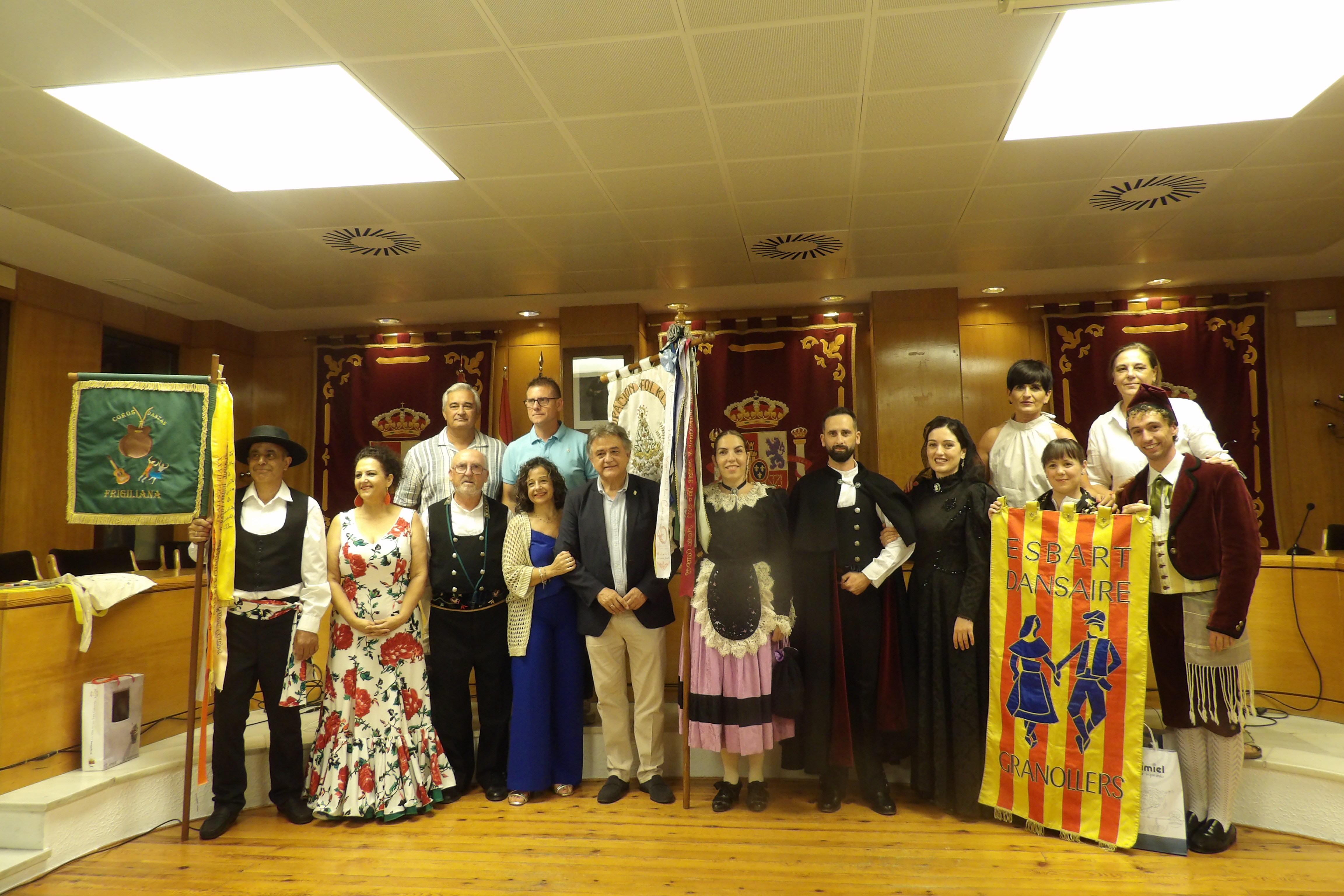 Recepción en el Ayuntamiento.