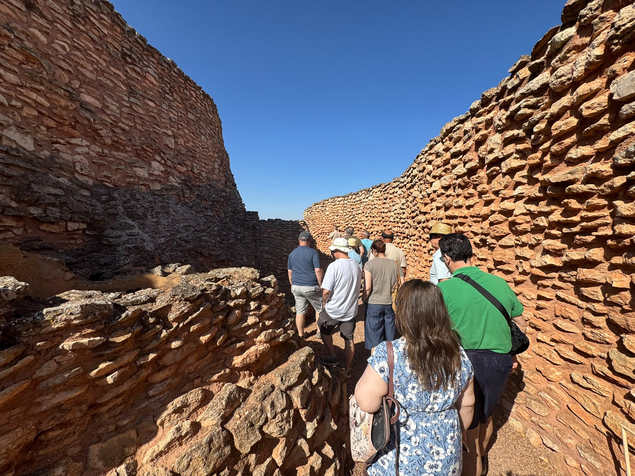 Los asistentes recorrieron la Motilla del Azuer.