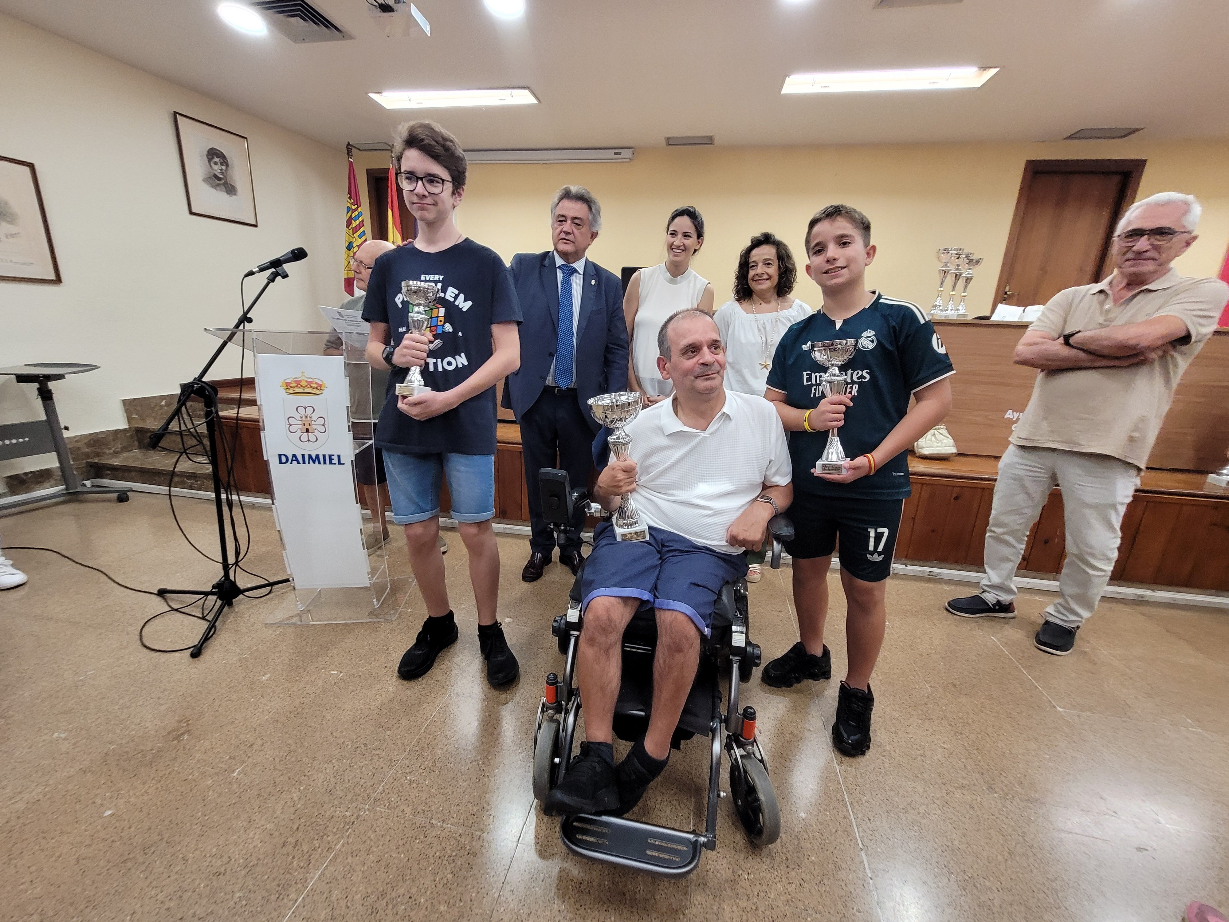 Ganadores de la categoría absoluta local.