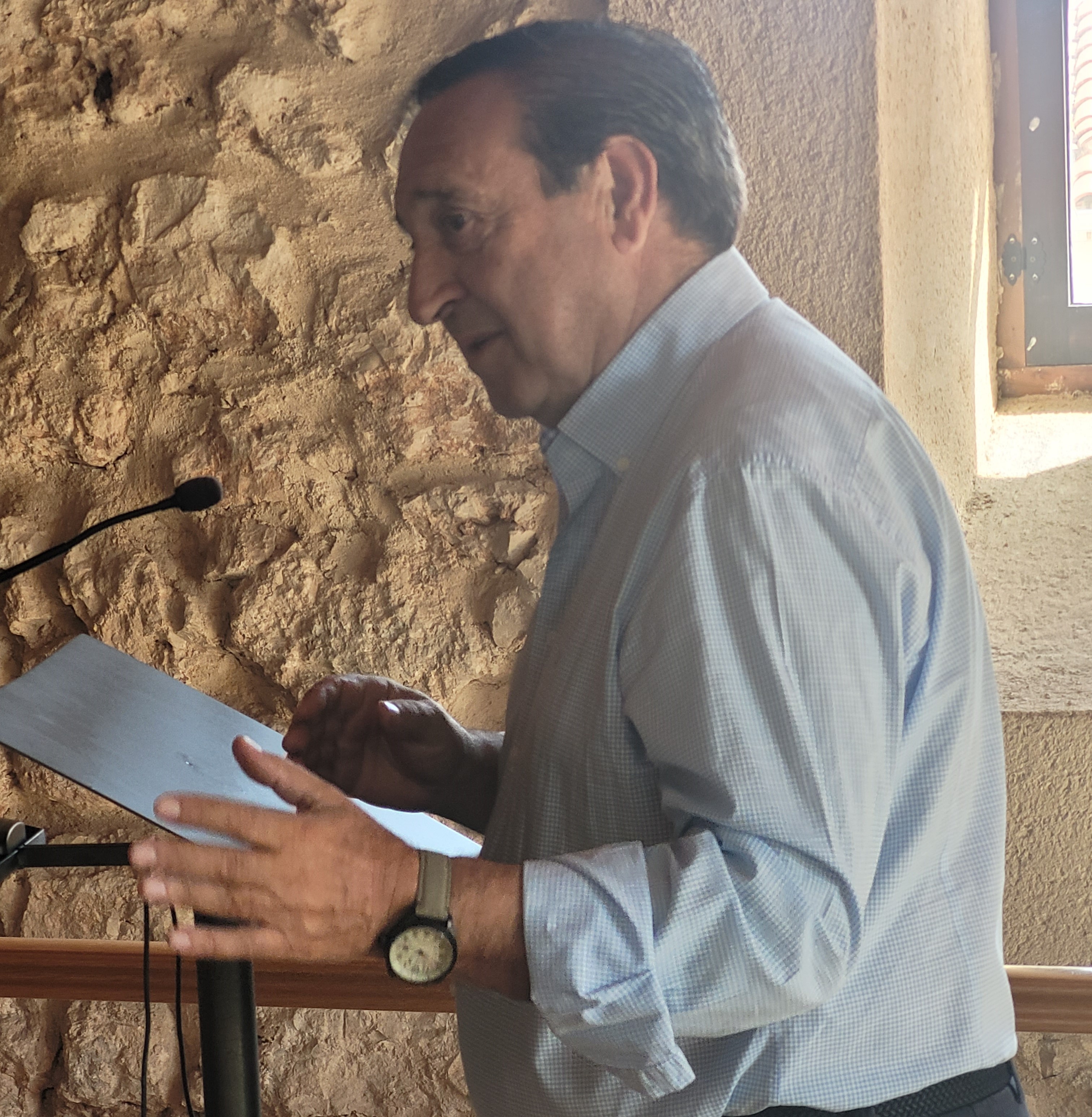 Pedro Barato fue el encargado de cerrar el acto.