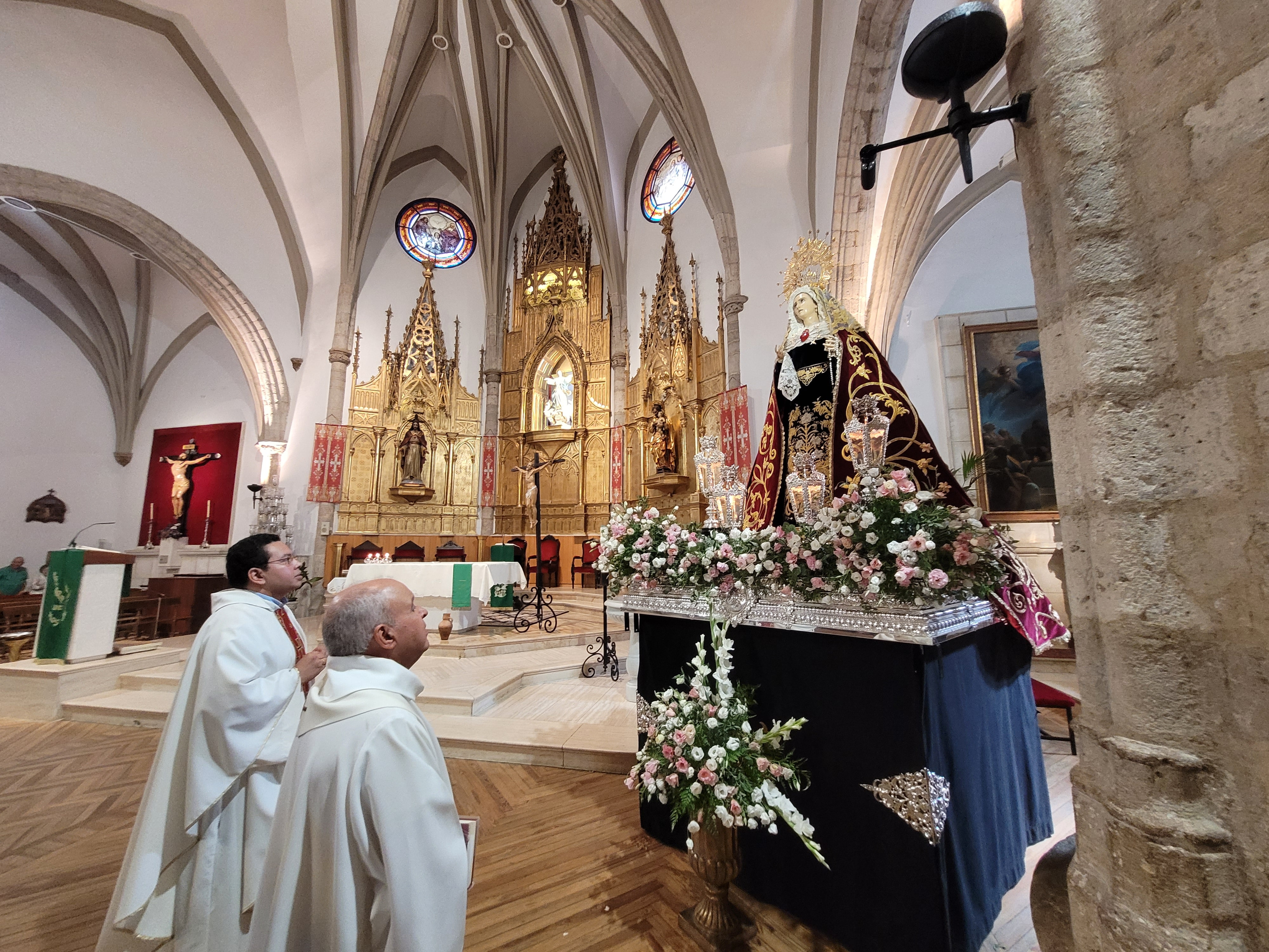 Un momento de la función religiosa que ha cerrado cuatro días de cultos en honor a María Desolada.