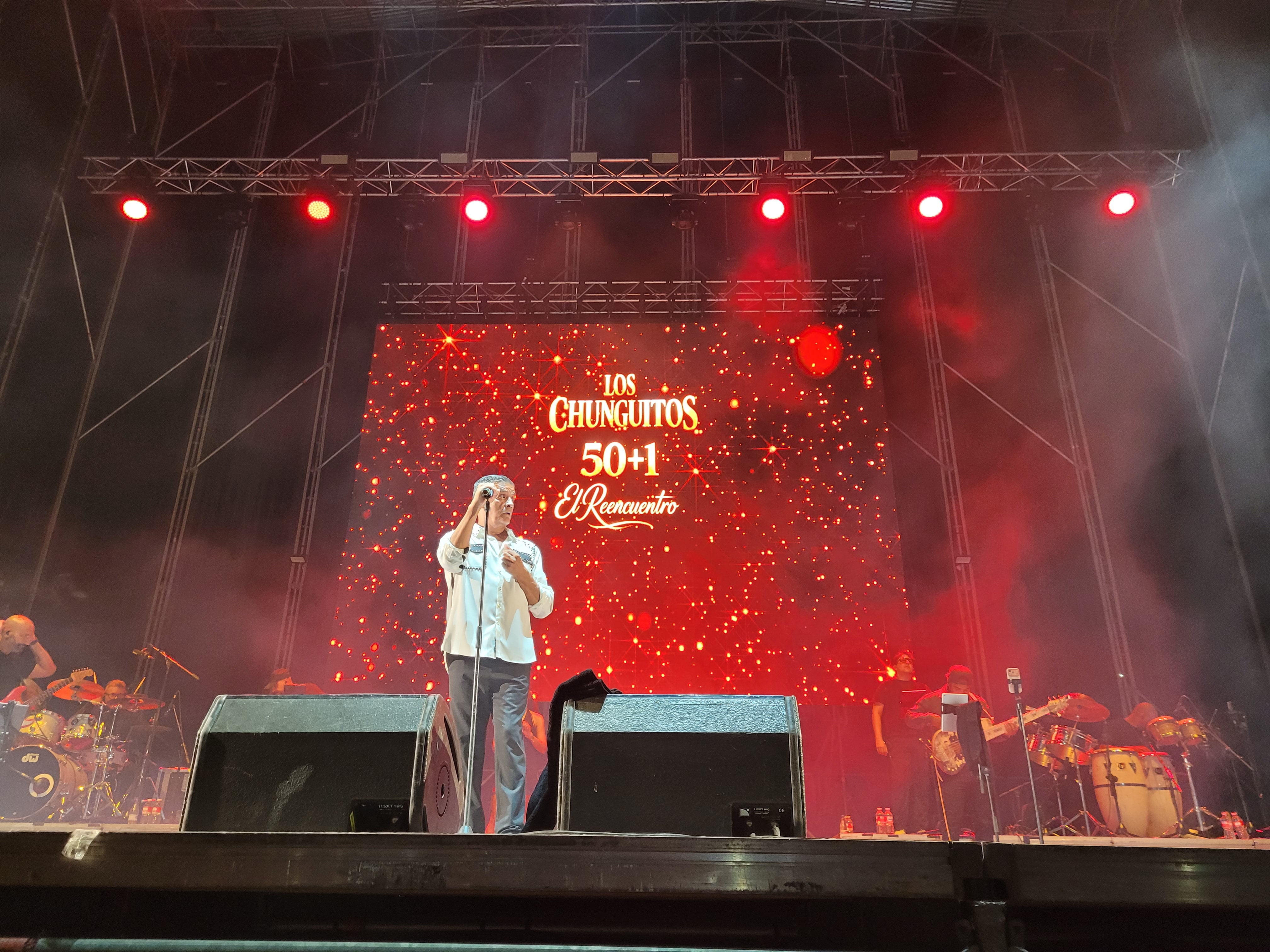 El reencuentro de Los Chunguitos puso el broche de oro a la Feria.