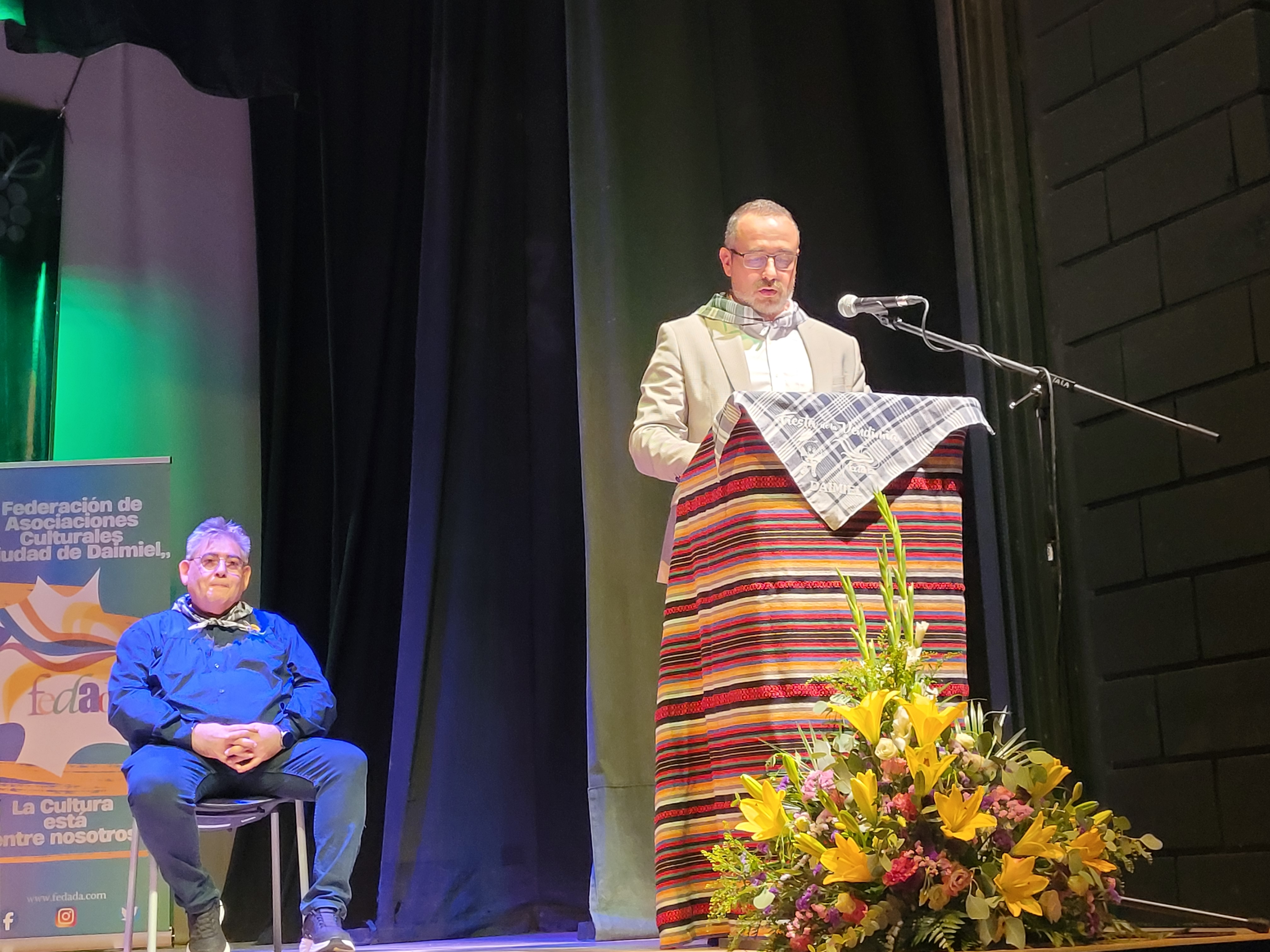 Eduardo Ruiz de la Hermosa durante su pregón.