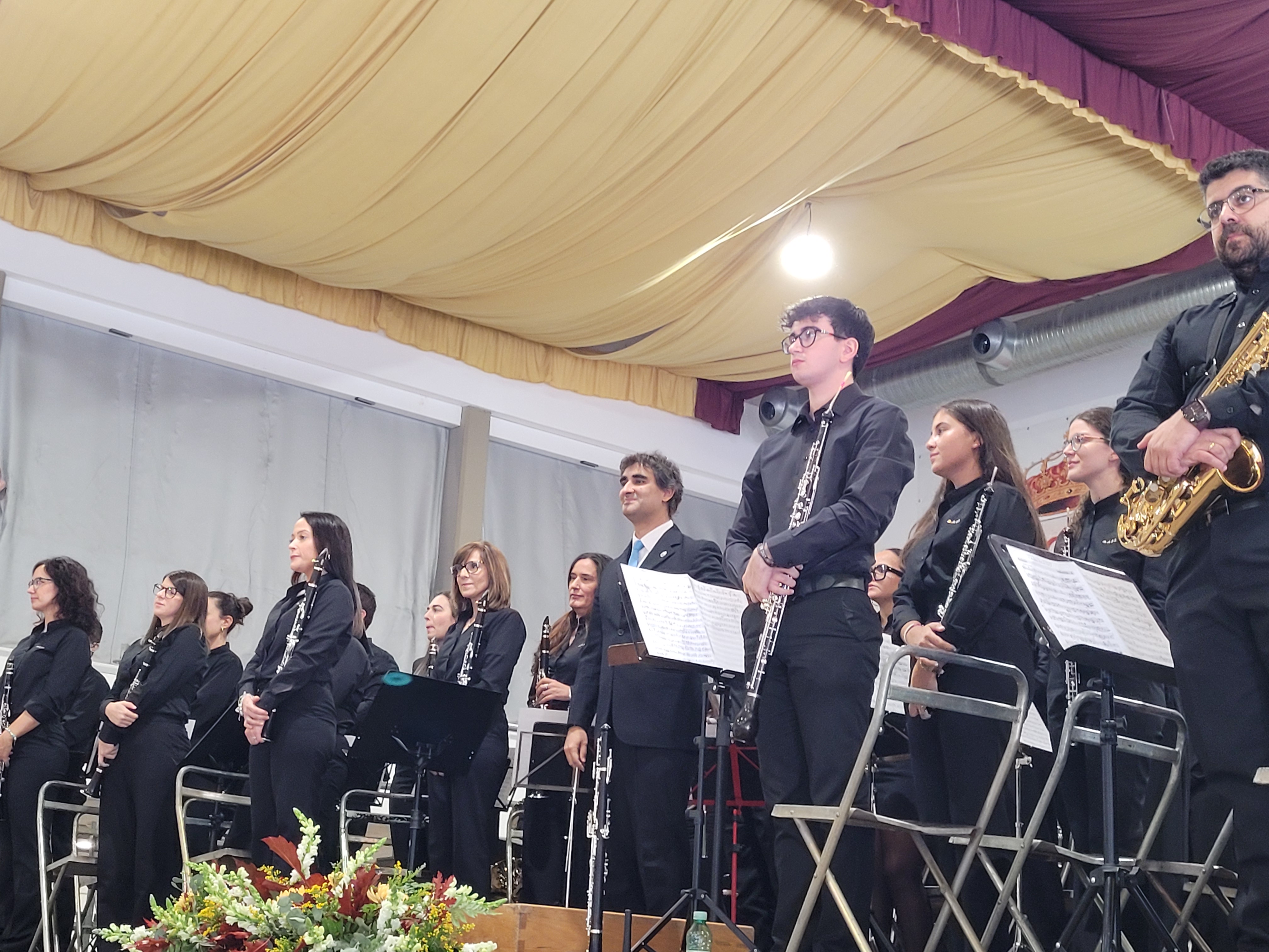 La Banda de Música de Campo de Criptana participó en el encuentro.
