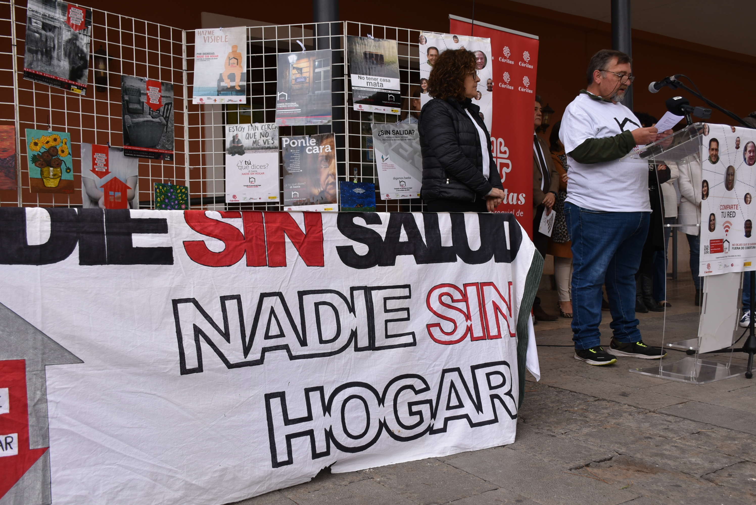 La Casa de Abraham conmemora el Día de las Personas Sin Hogar en Daimiel con un acto de sensibilización