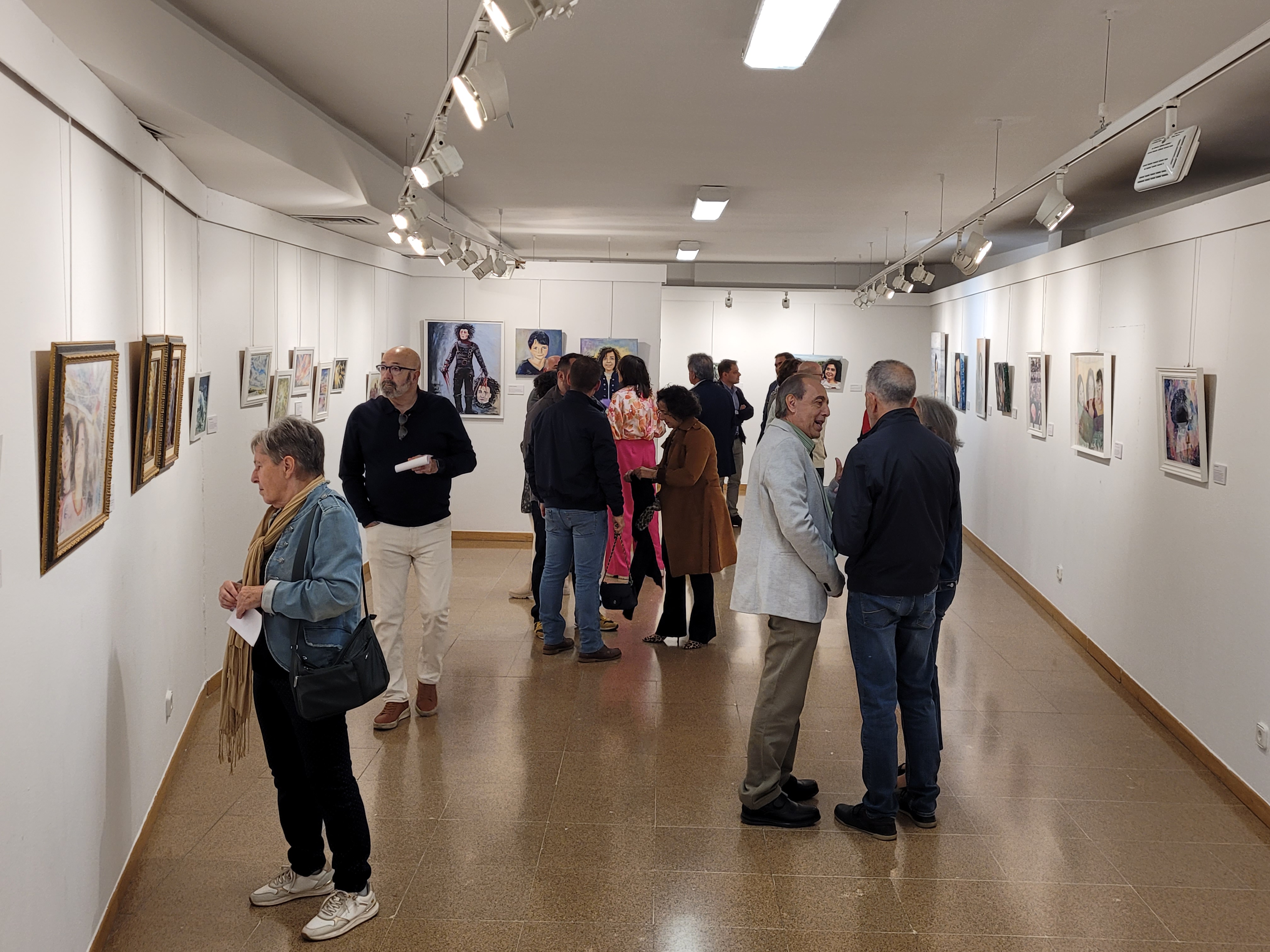 La exposición abrió sus puertas este viernes en la Casa de Cultura.