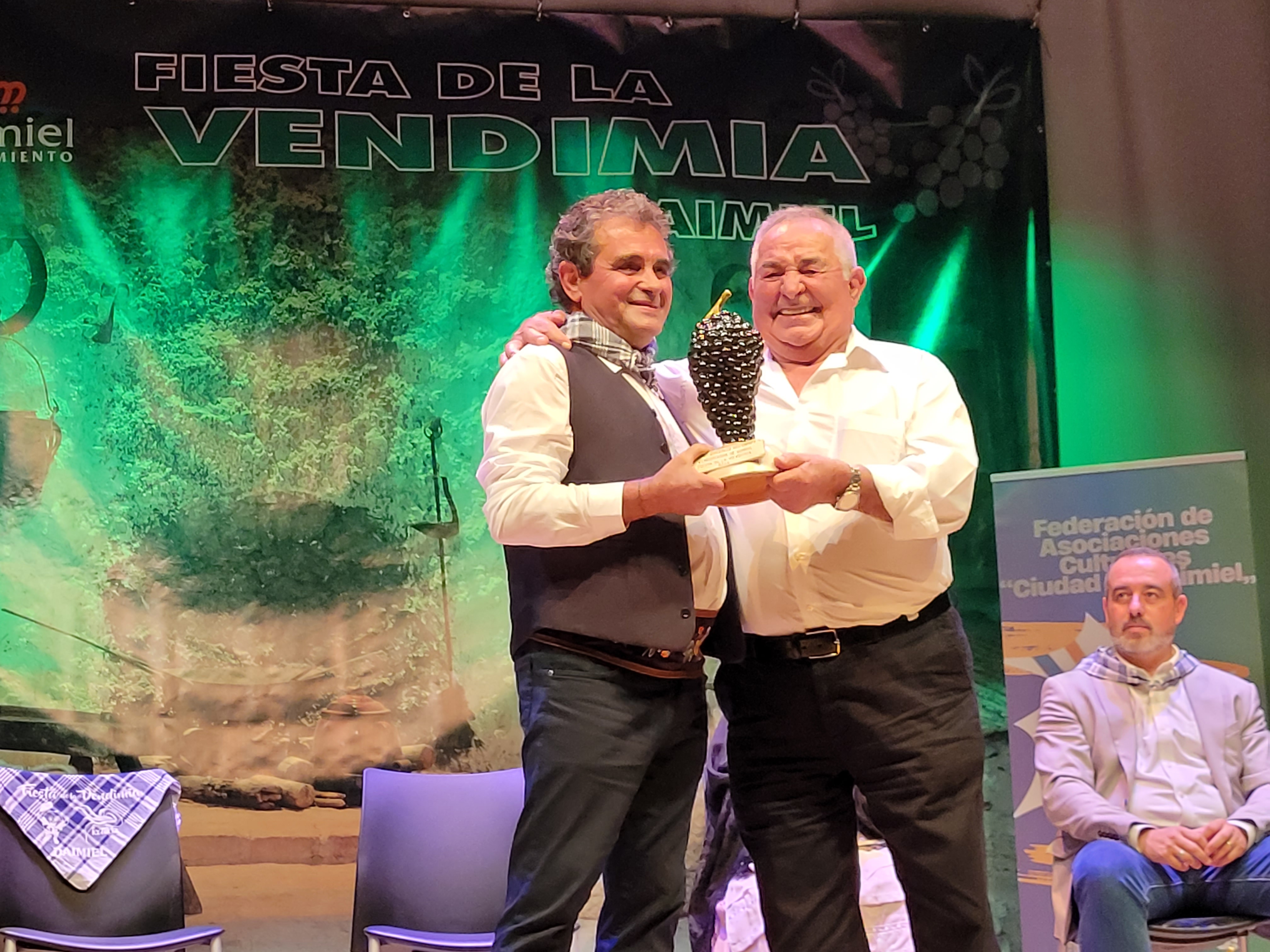 Pablo González del Campo con Manuel Gómez-Caraballo.