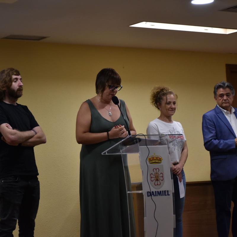 Granados, López-Tercero, Sánchez de Pablo y Sierra en el acto 