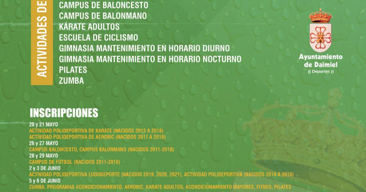 Football Campus Daimiel: City Council Info & Registration