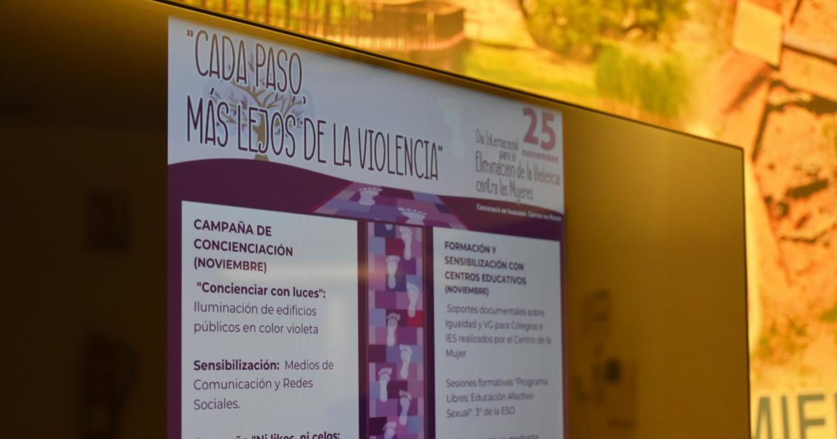 Daimiel presenta el programa de actos del 25N para reforzar la lucha ...
