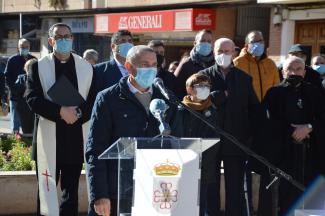 Jesús Ruiz de la Hermosa Inuaguración Estatua Semana Santa